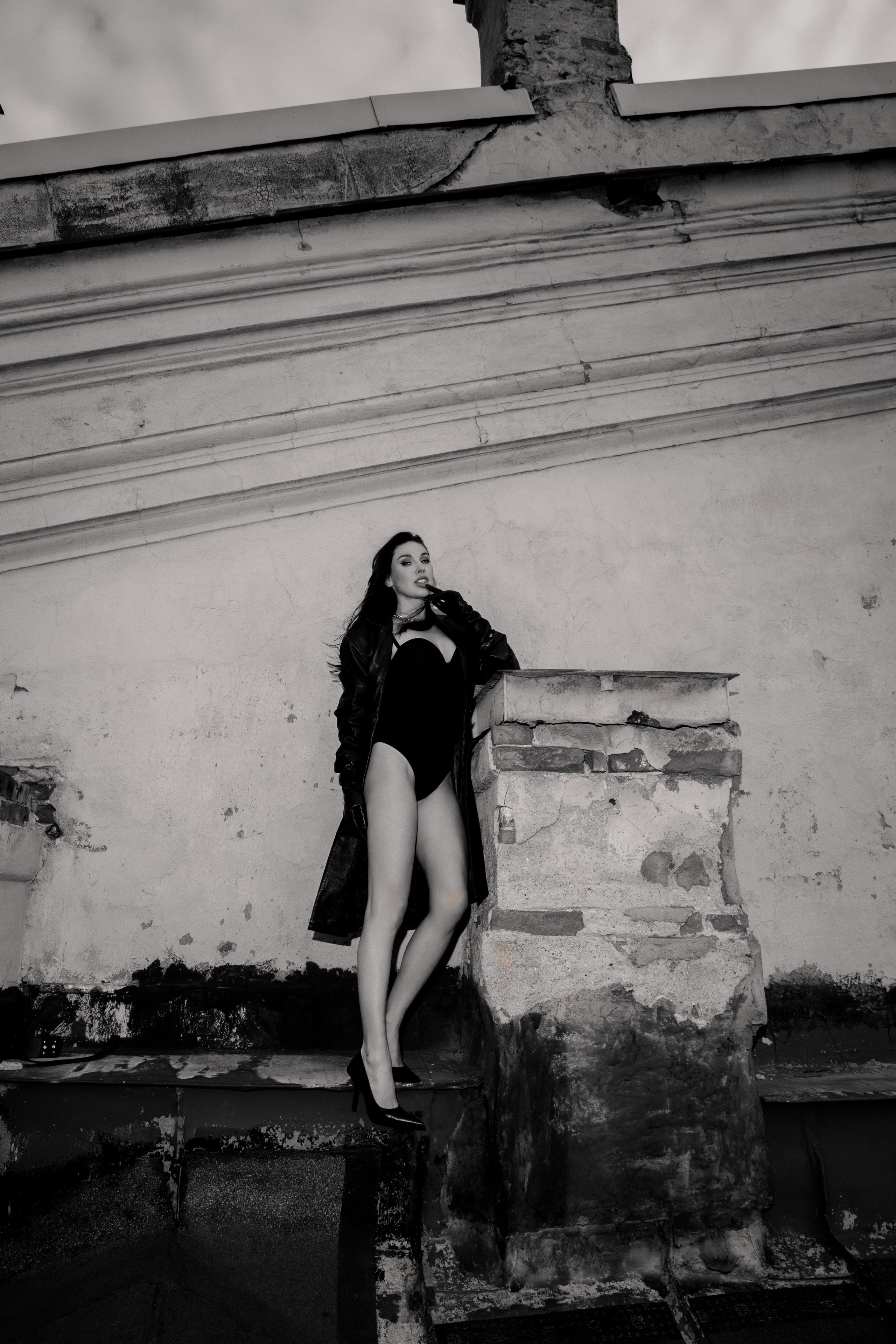 Вероника (съемка на крыше). Фотограф в Москве и Санкт-Петербурге Дарина