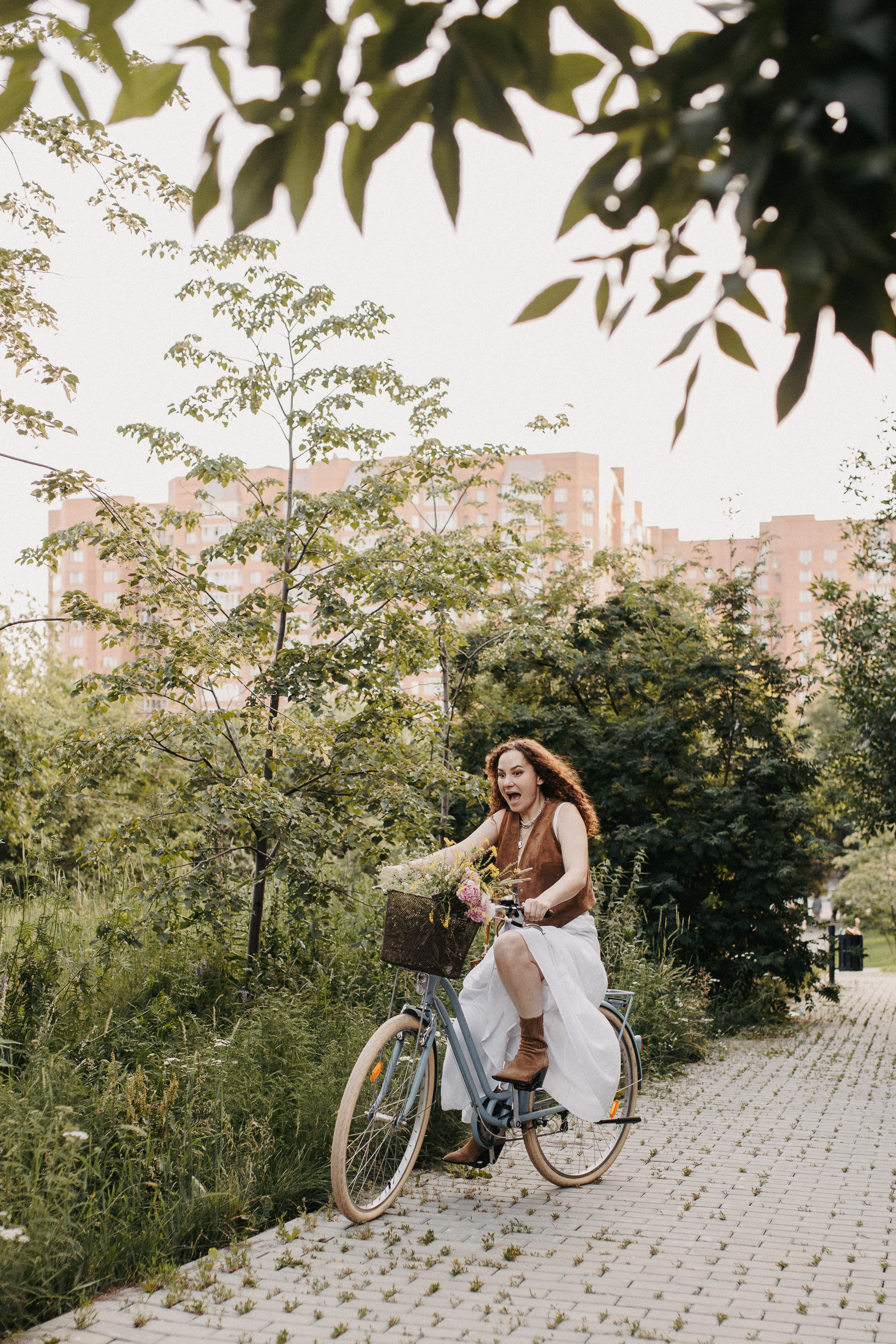 Света с велом. Семейный фотограф Трусова Евгения в Екатеринбурге