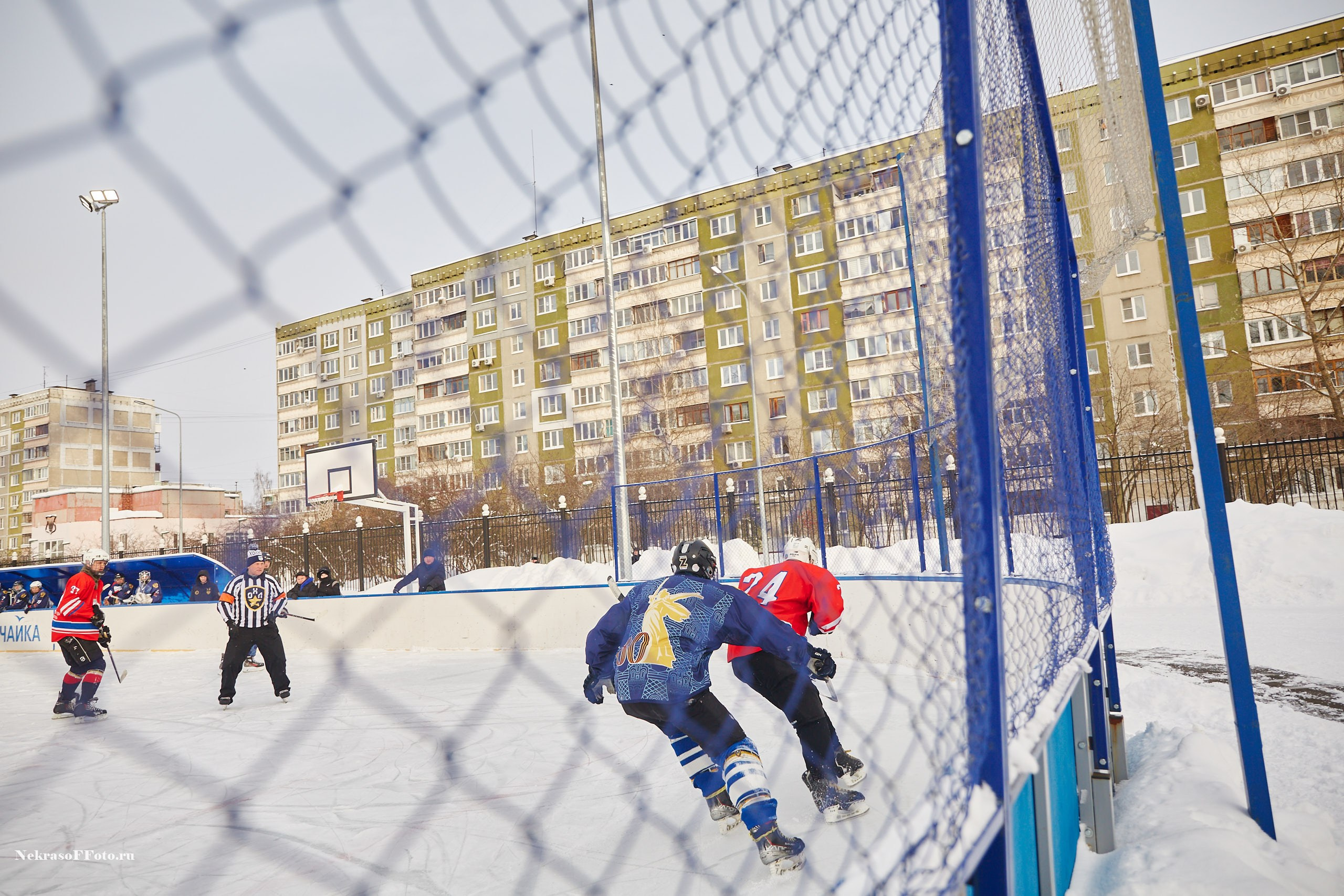 Турнир по хоккею «Русская классика» в рамках Офицерской хоккейной лиги. Спортивный фотограф Некрасов Денис