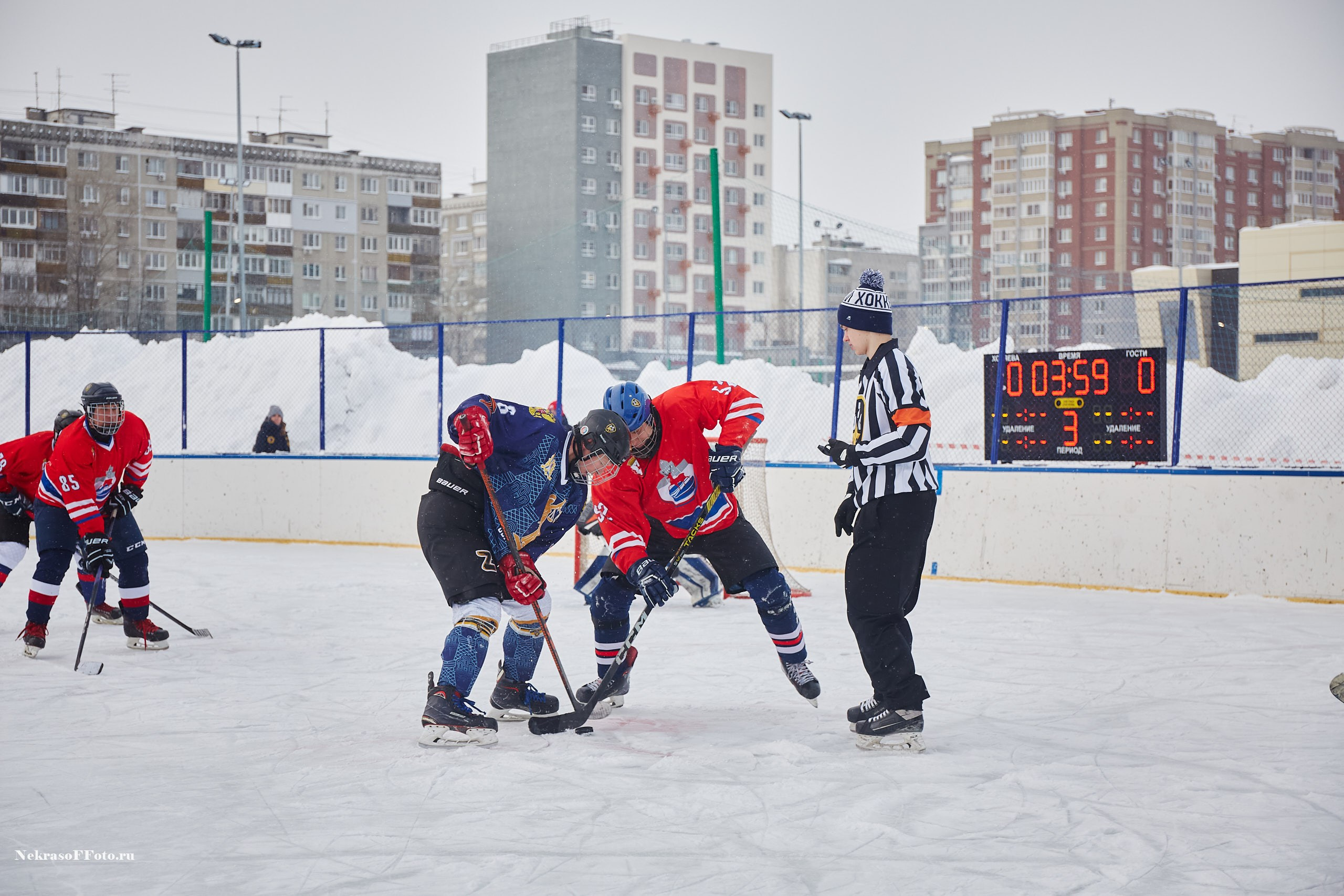 Турнир по хоккею «Русская классика» в рамках Офицерской хоккейной лиги. Спортивный фотограф Некрасов Денис