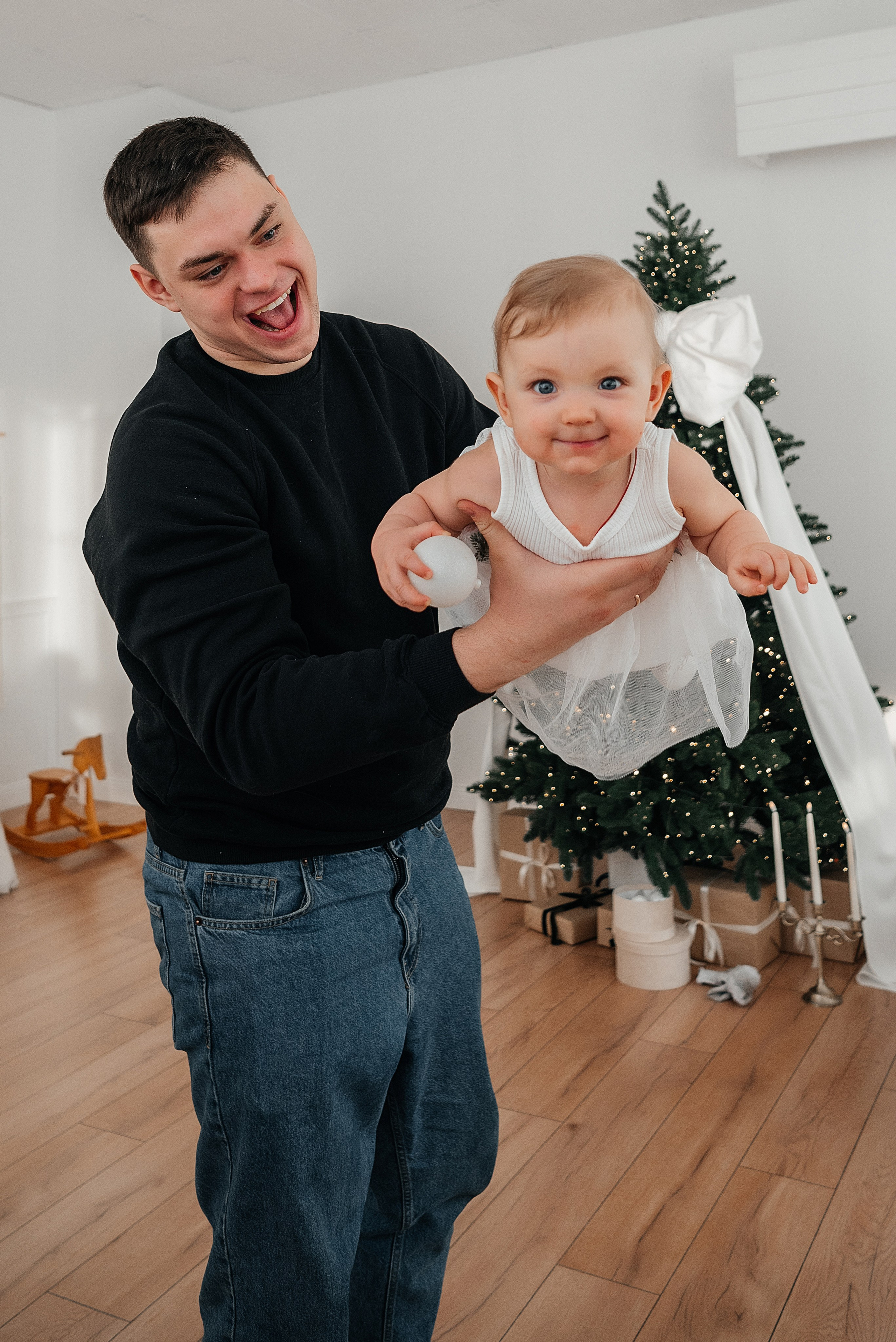 Семейная съемка к Новому году. Фотограф Анастасия Фомина