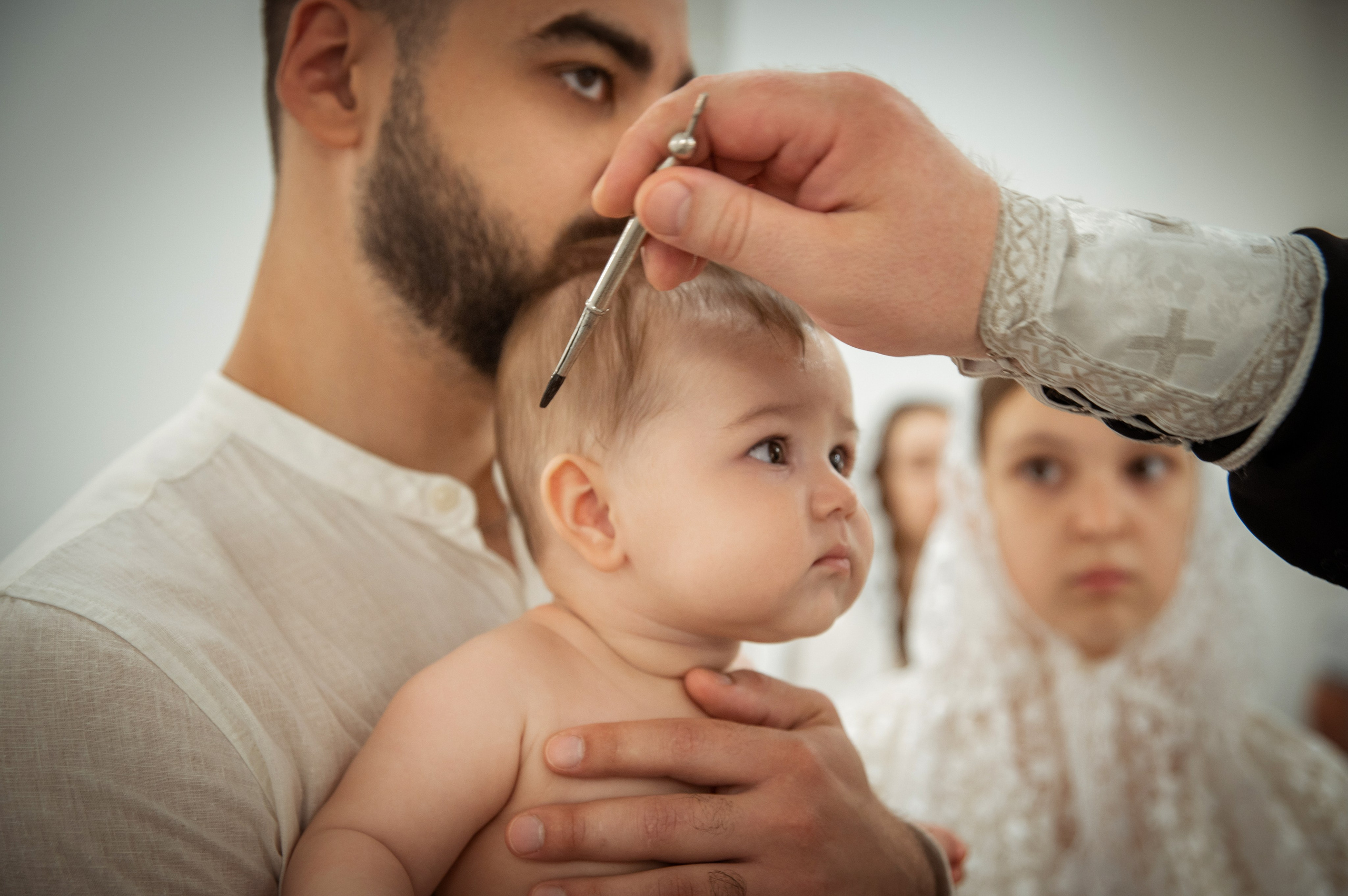 Таинство Крещения Александры, Александра-Невский Собор г. Волгоград. Церковный, семейный и репортажный фотограф Волгоград, Волжский