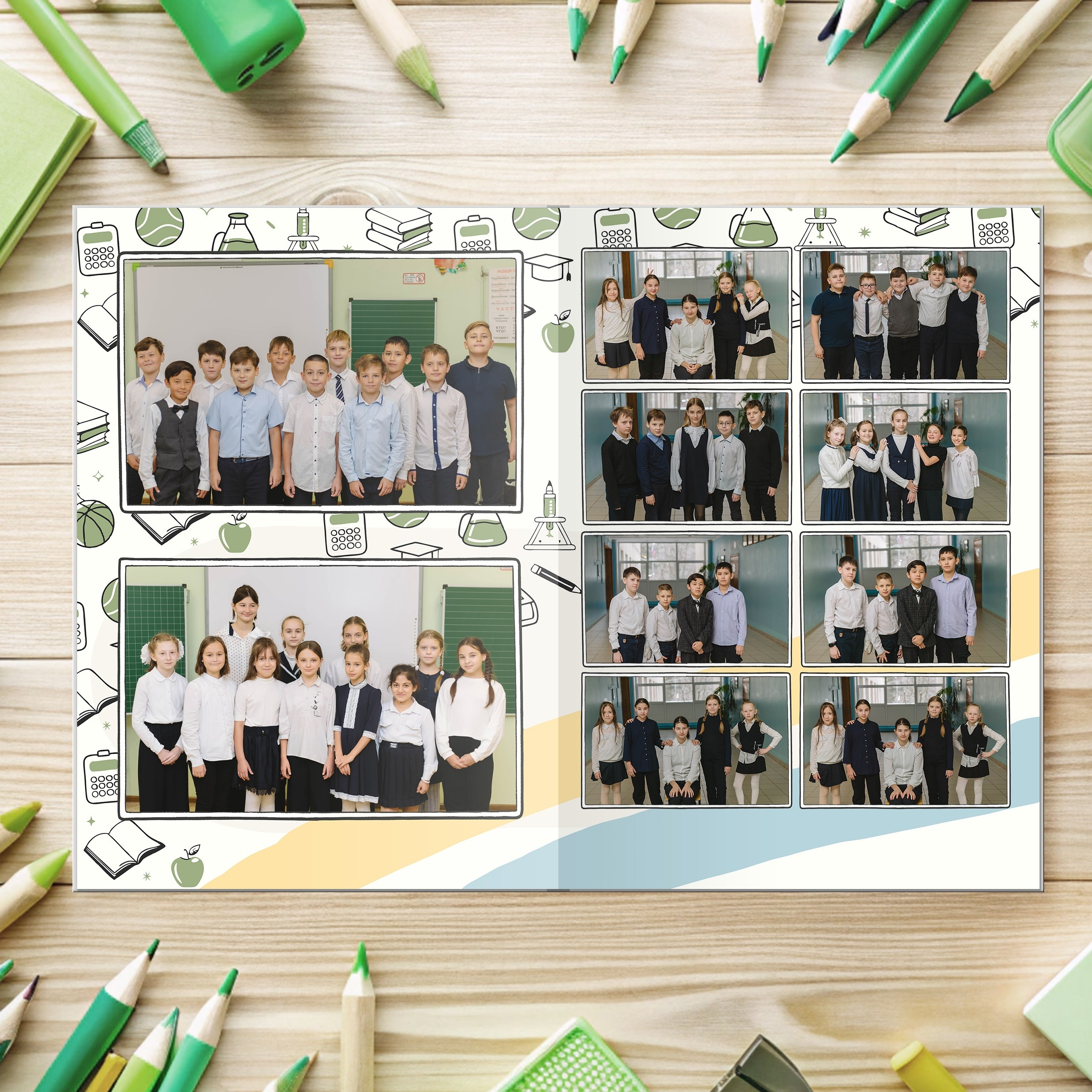 Школьный зеленый. Выпускные альбомы в Серпухове, Протвино, Чехове, Чехове, Пущино, Тарусе