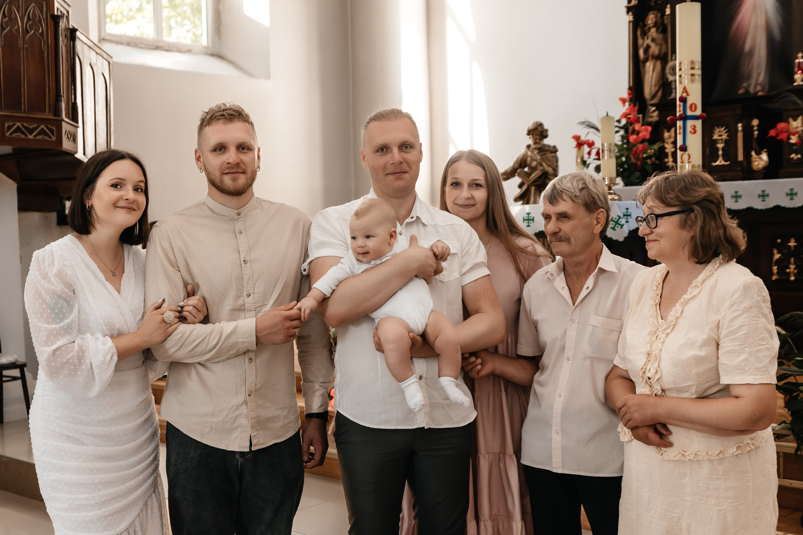 Крещение Адама. Семейный фотограф Минск Усова Ольга