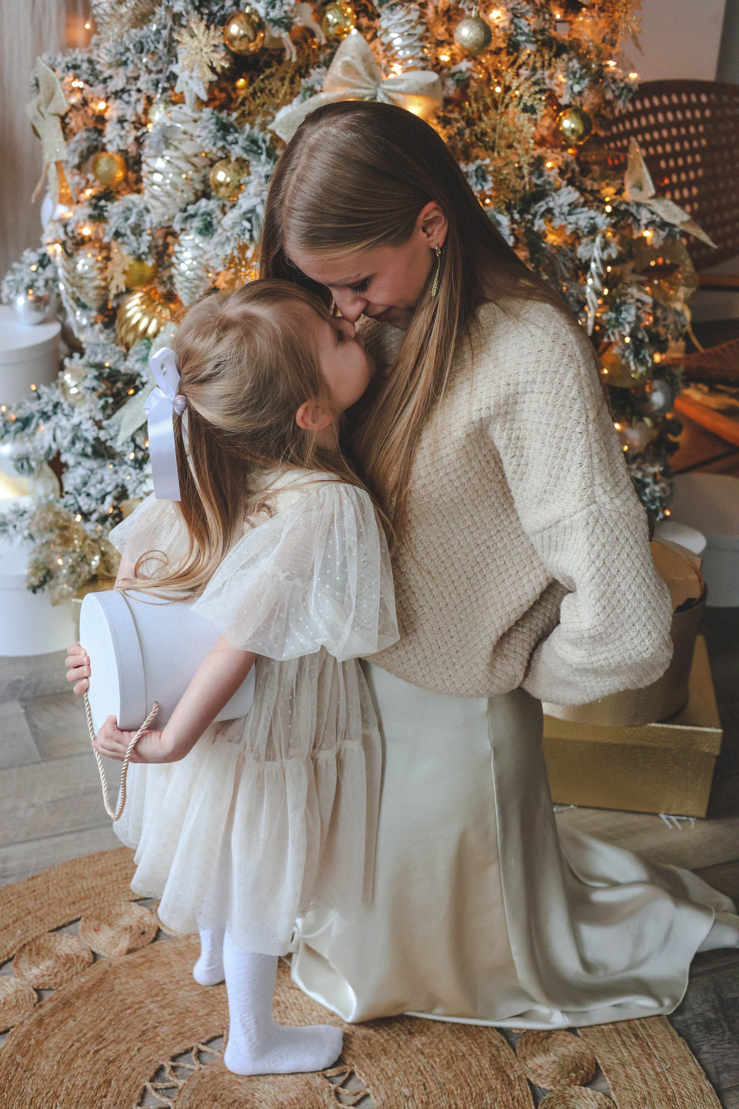 Новогодняя история «Кира и ее семья». Фотограф в Москве Анастасия Калинина