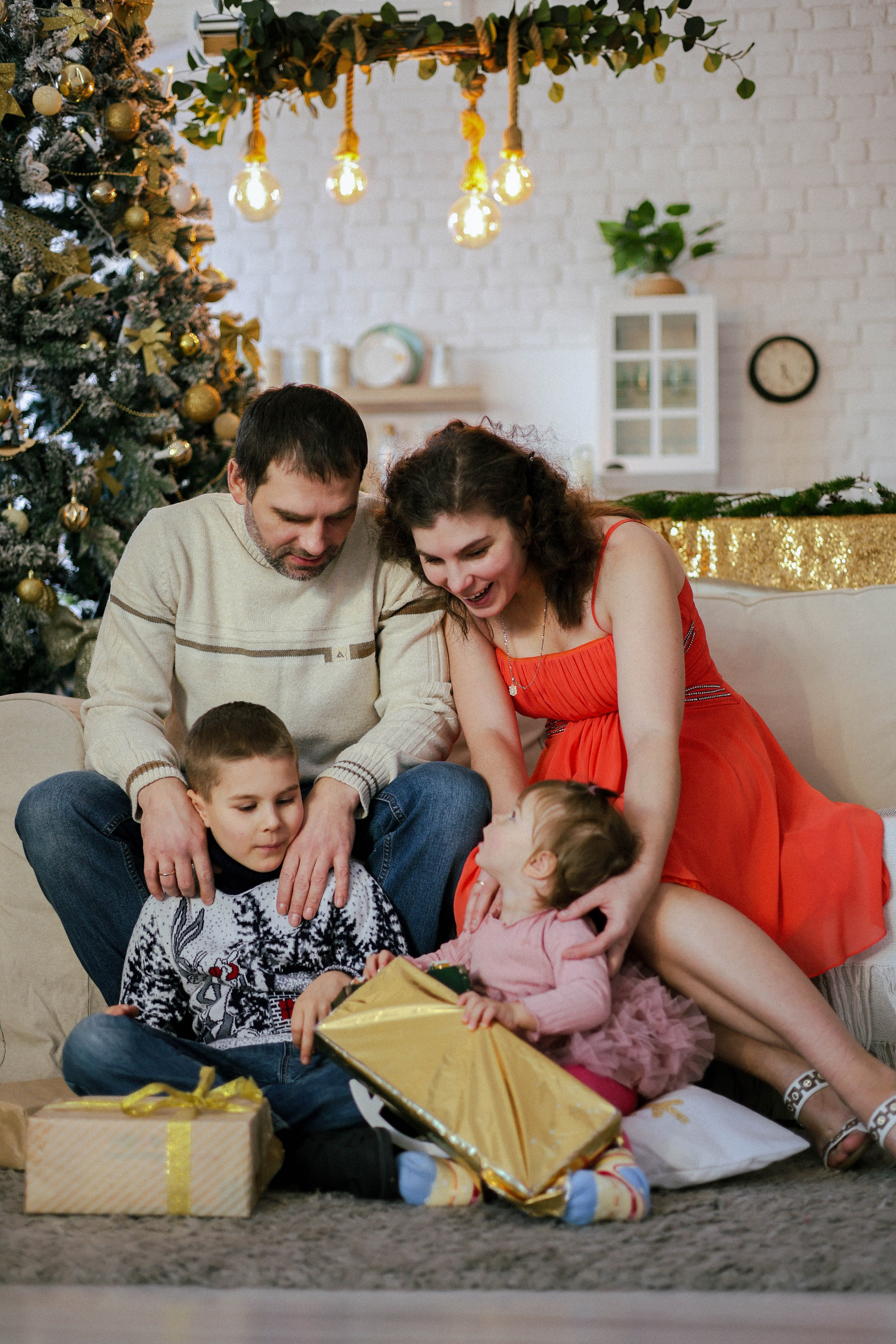 Новогодняя история «Нелля и ее семья». Фотограф в Москве Анастасия Калинина
