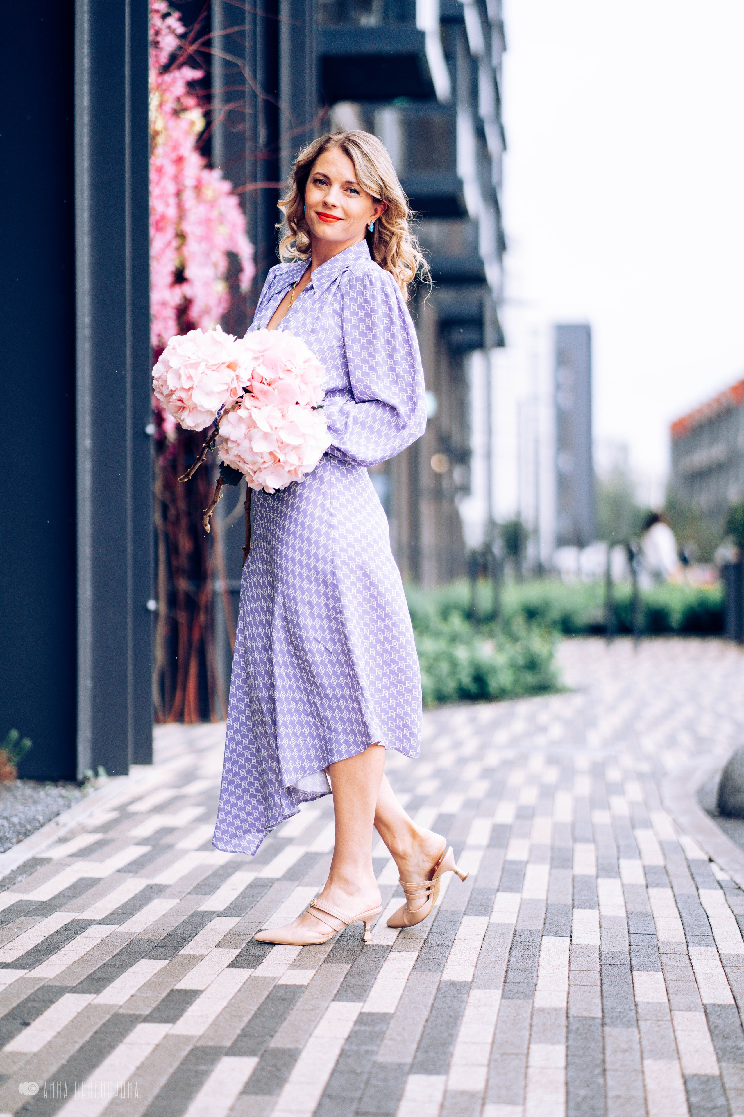 Дождливый фотодень с цветами, Охта. Ваш фотограф в Санкт-Петербурге Анна Просвирина
