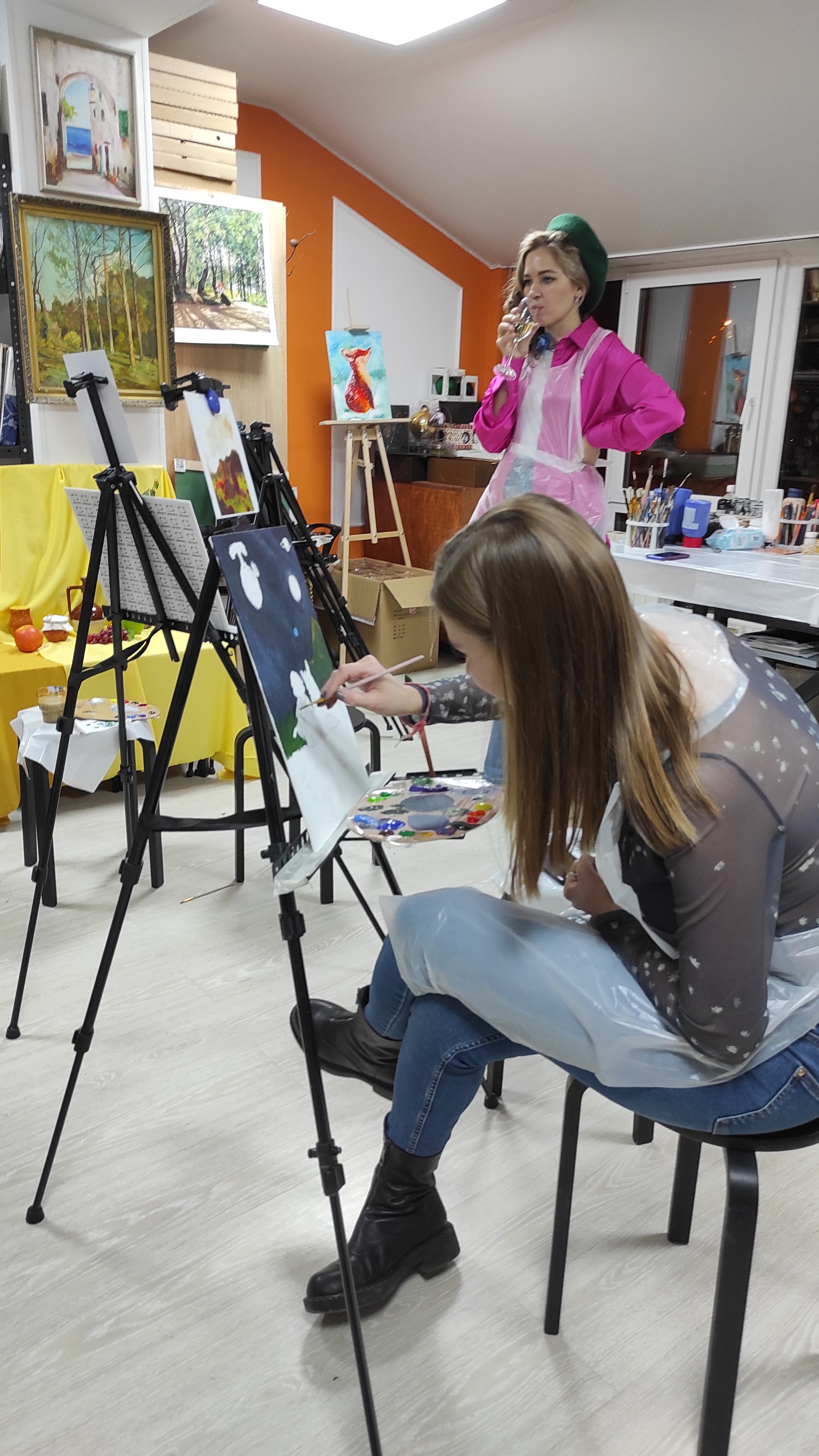 Арт-вечеринки. Арт-вечеринки и мастер-классы в Москве для взрослых и детей