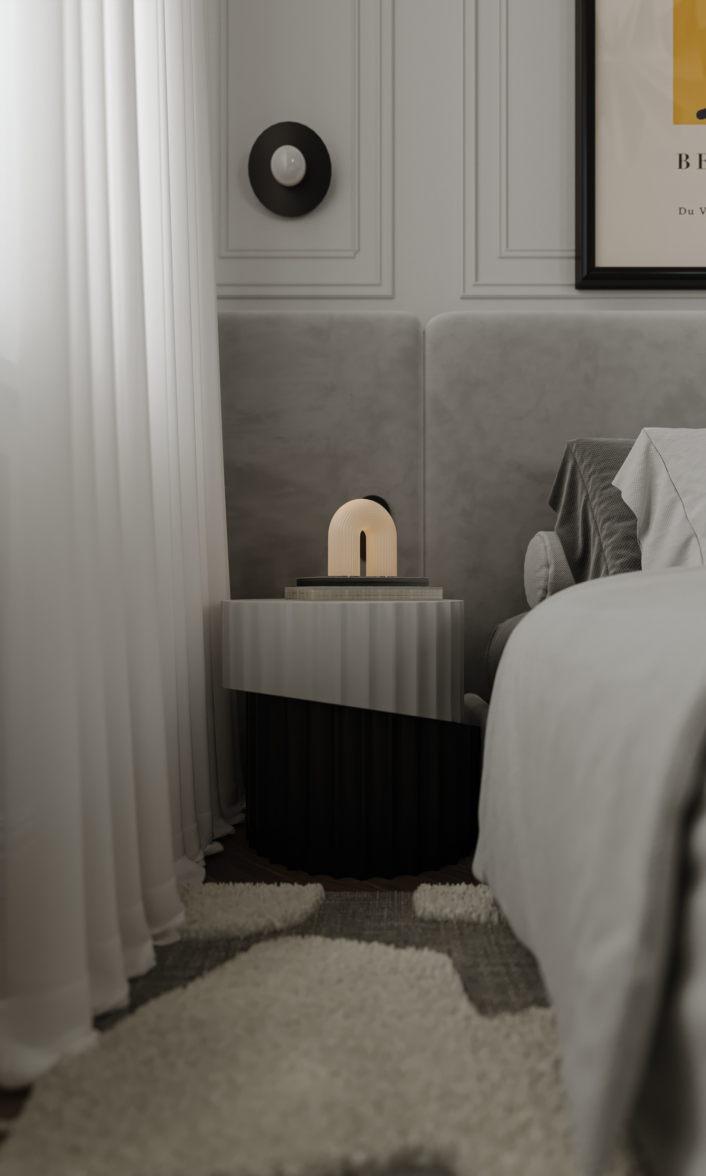 Апартаменты в Санкт-Петербурге, 2025. 3D визуализация интерьера и архитектурной среды