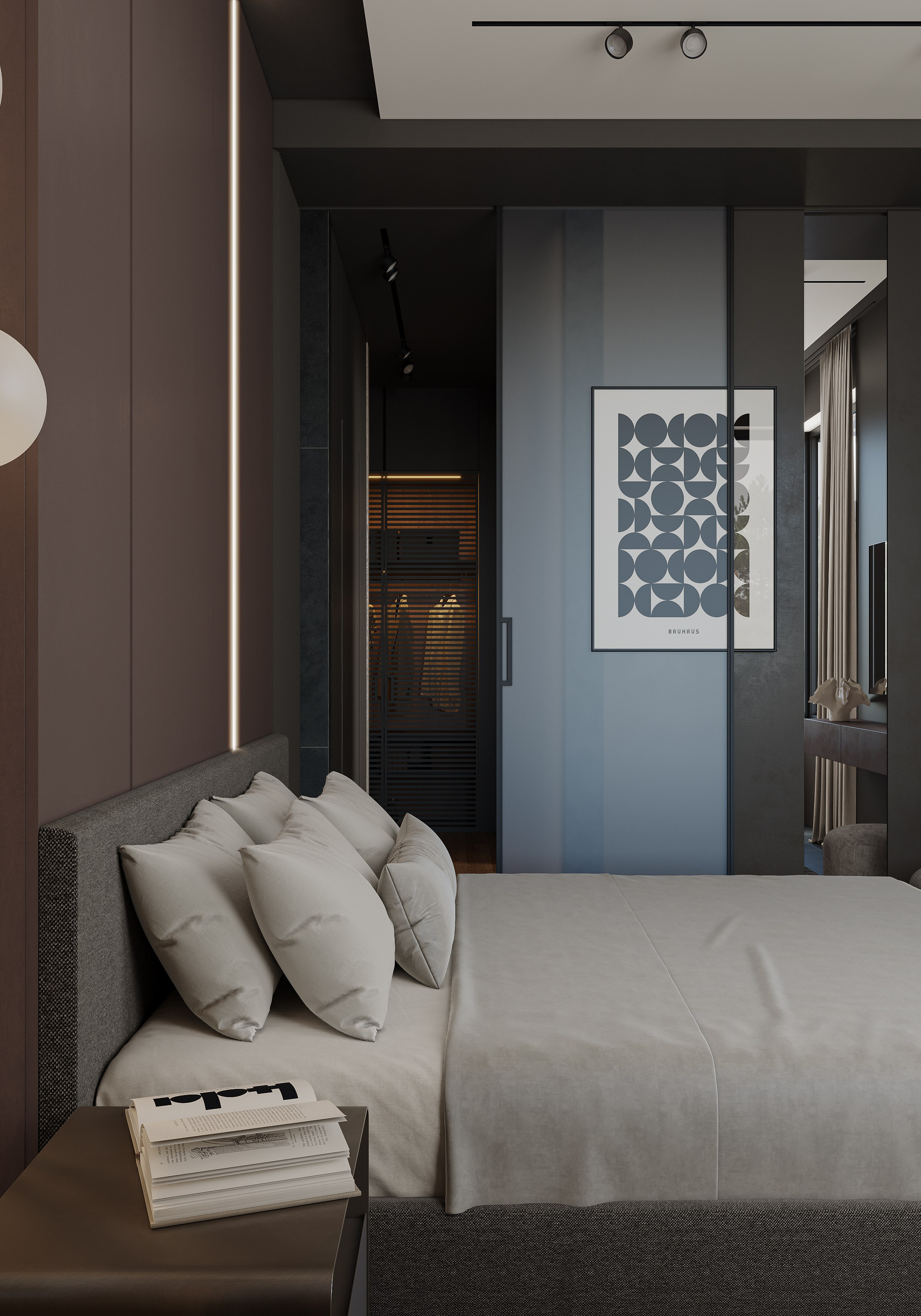 Квартира для L+D Archatelier. 3D визуализация интерьера и архитектурной среды