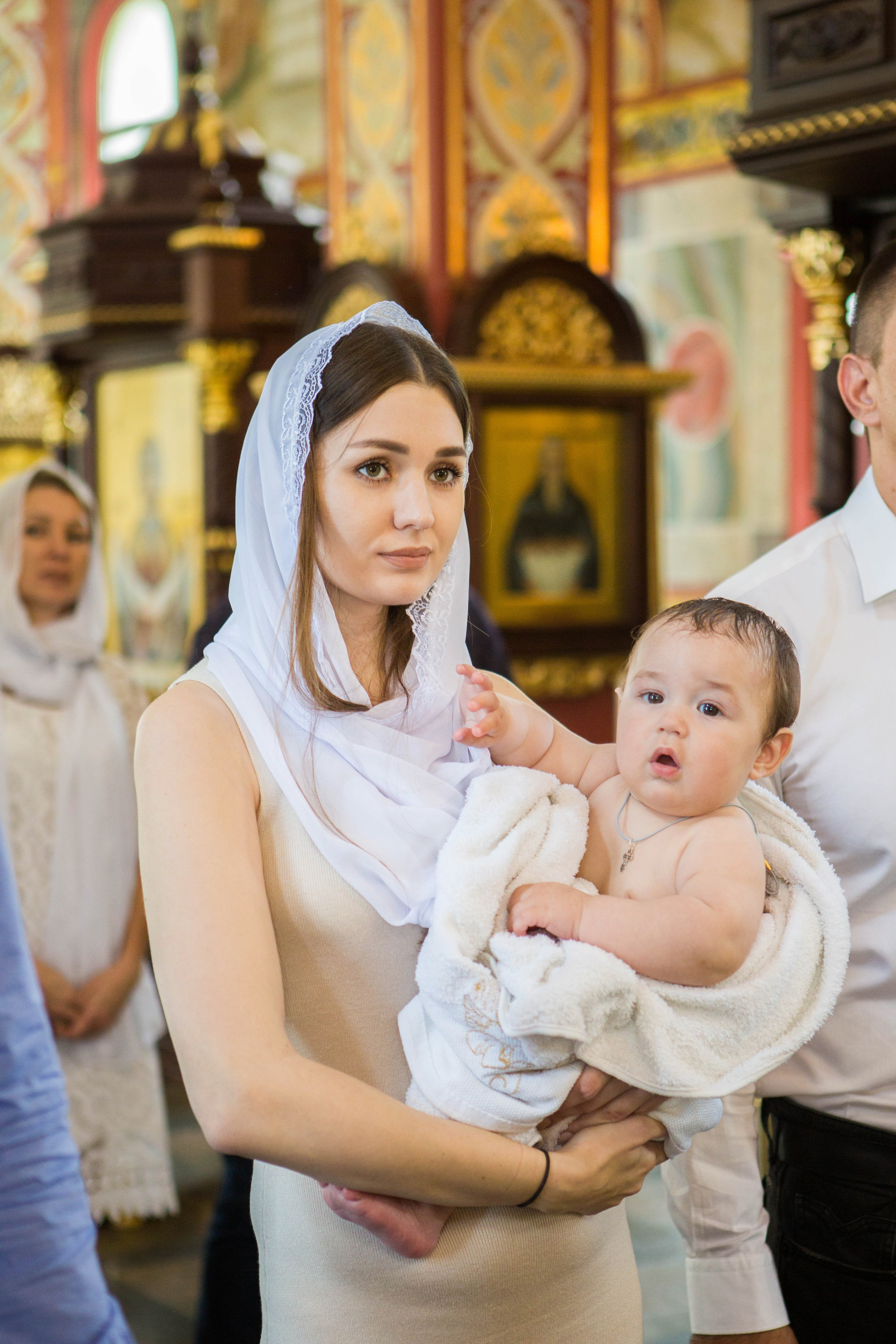 Крещение Александра. Храм Святого Духа. Свадебный семейный и детский фотограф в Краснодаре Карина Федоровская