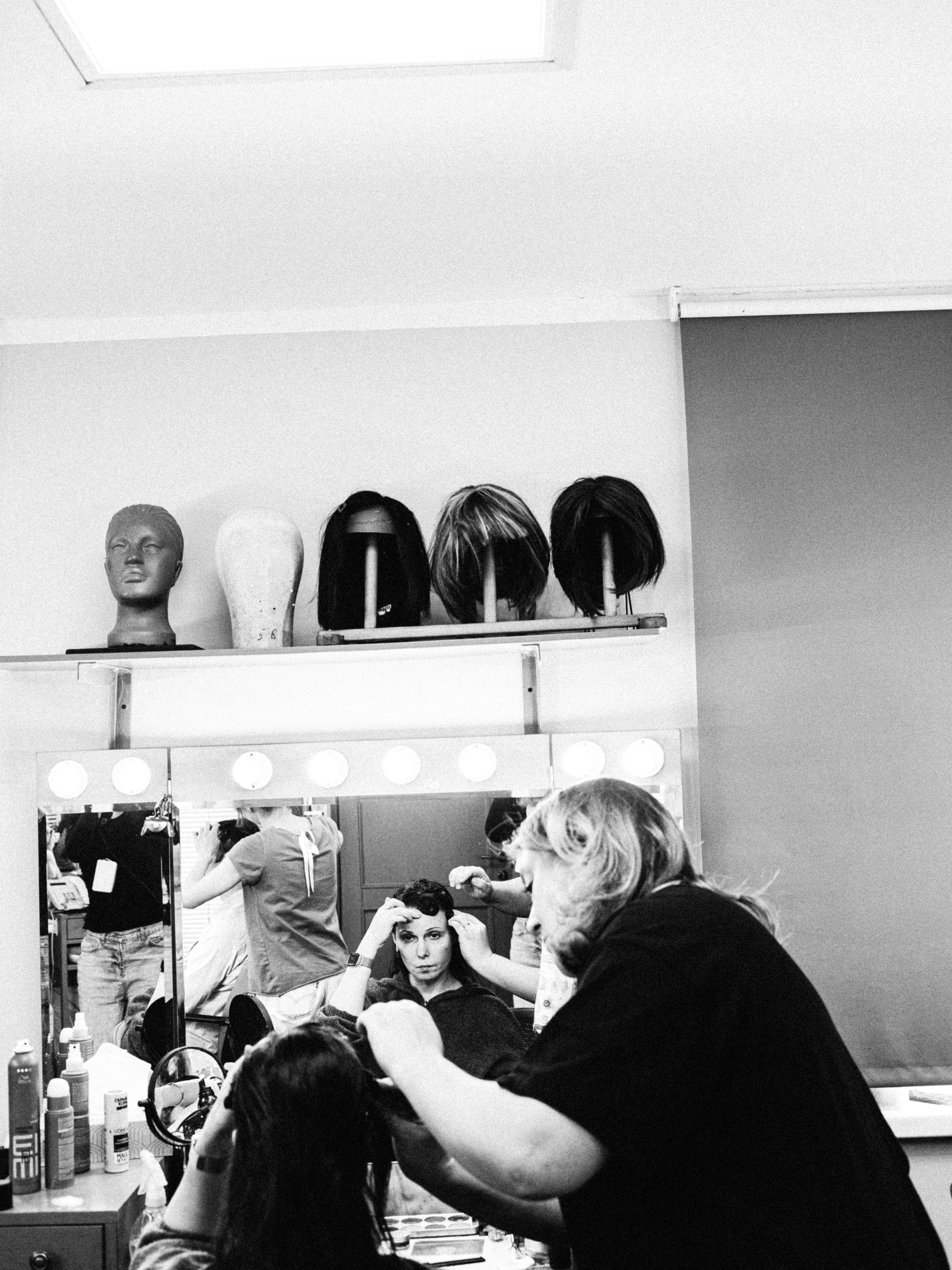 Theatre backstages. Portrait and backstage photographer Nina Crane