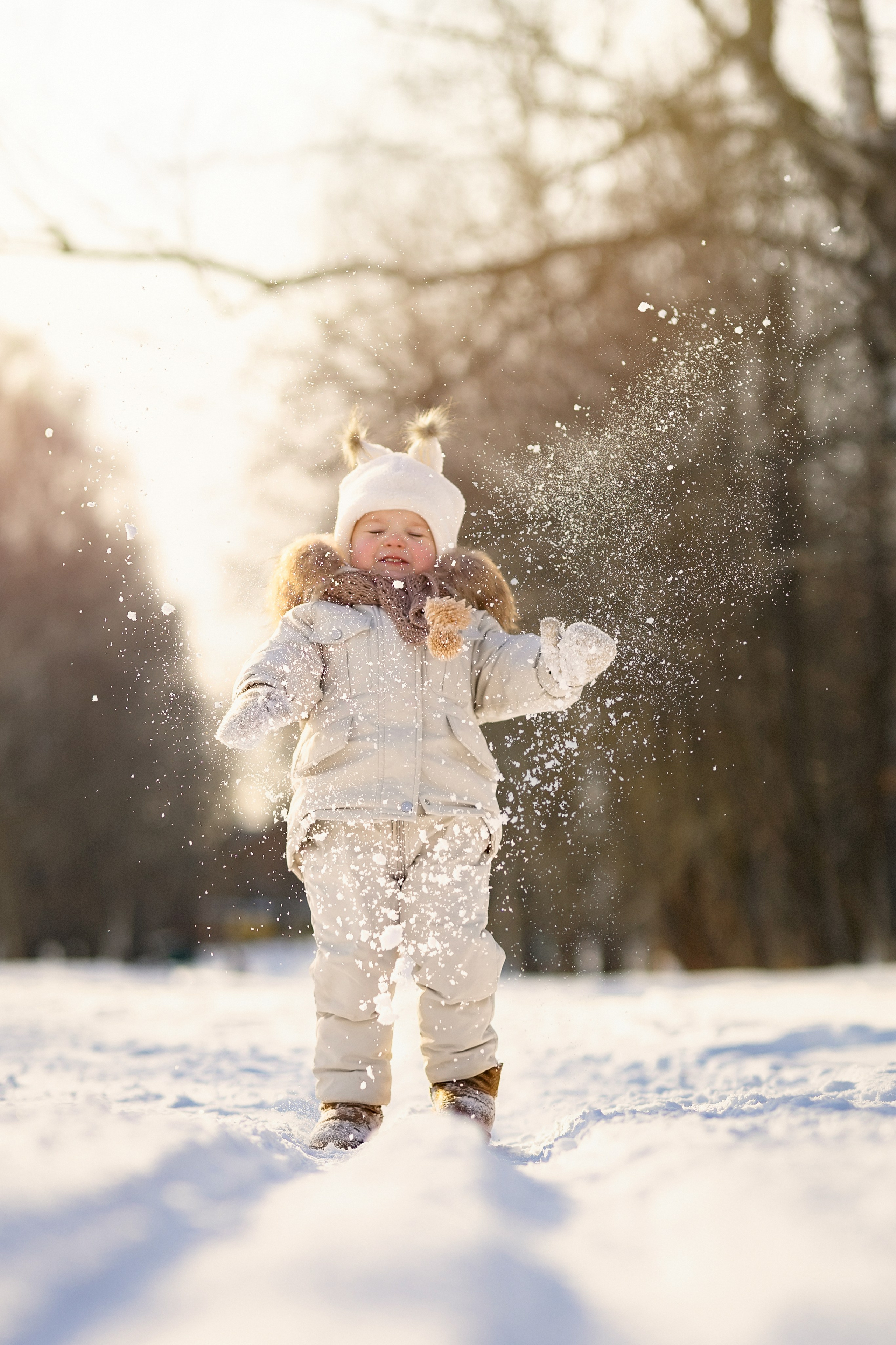 Фотосессия в зимнем парке. Семейный фотограф в Москве Трубинова Екатерина