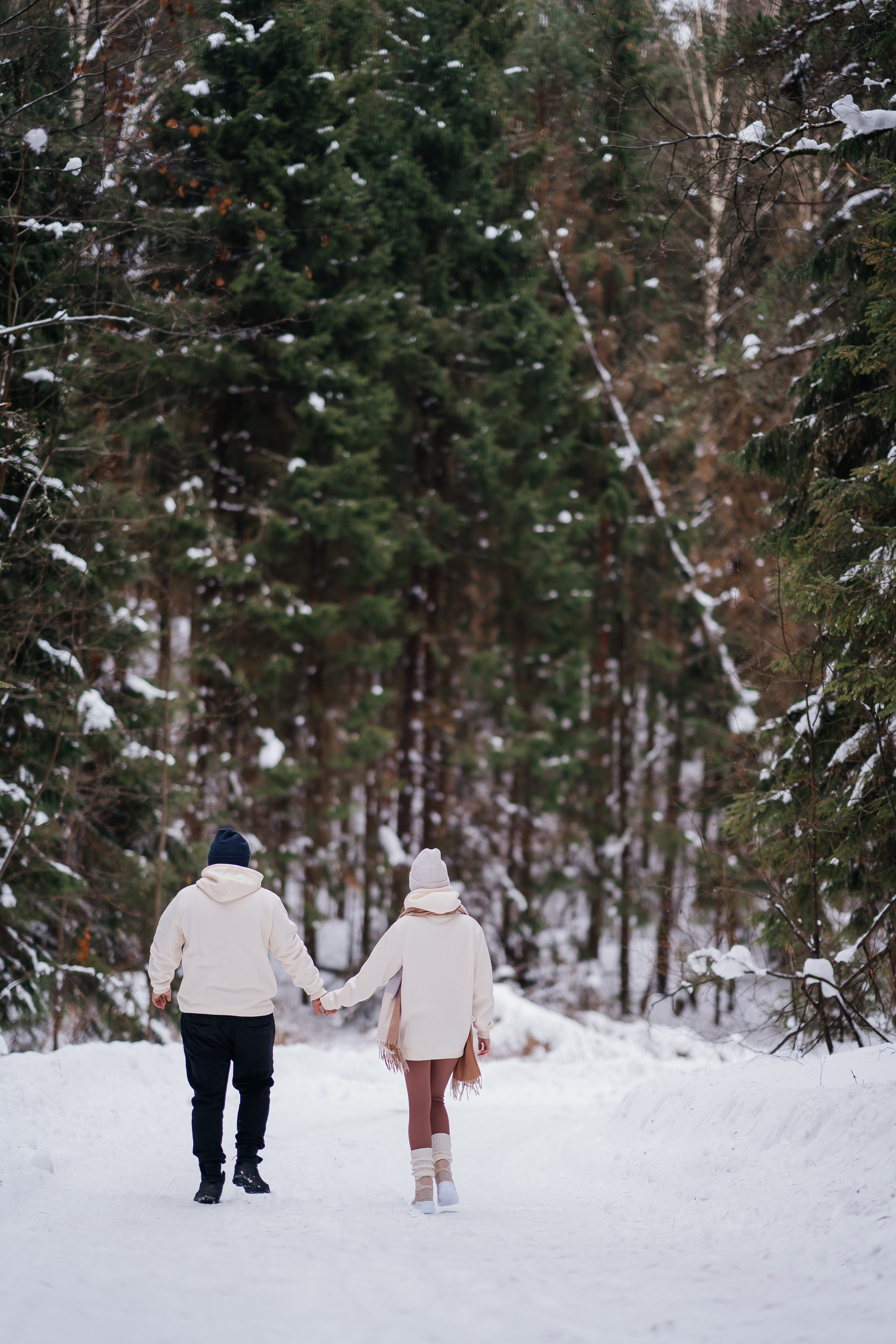 Love story в зимнем лесу. Семейный и детский фотограф в Сергиев Посаде, Хотьково Якимчук Любовь