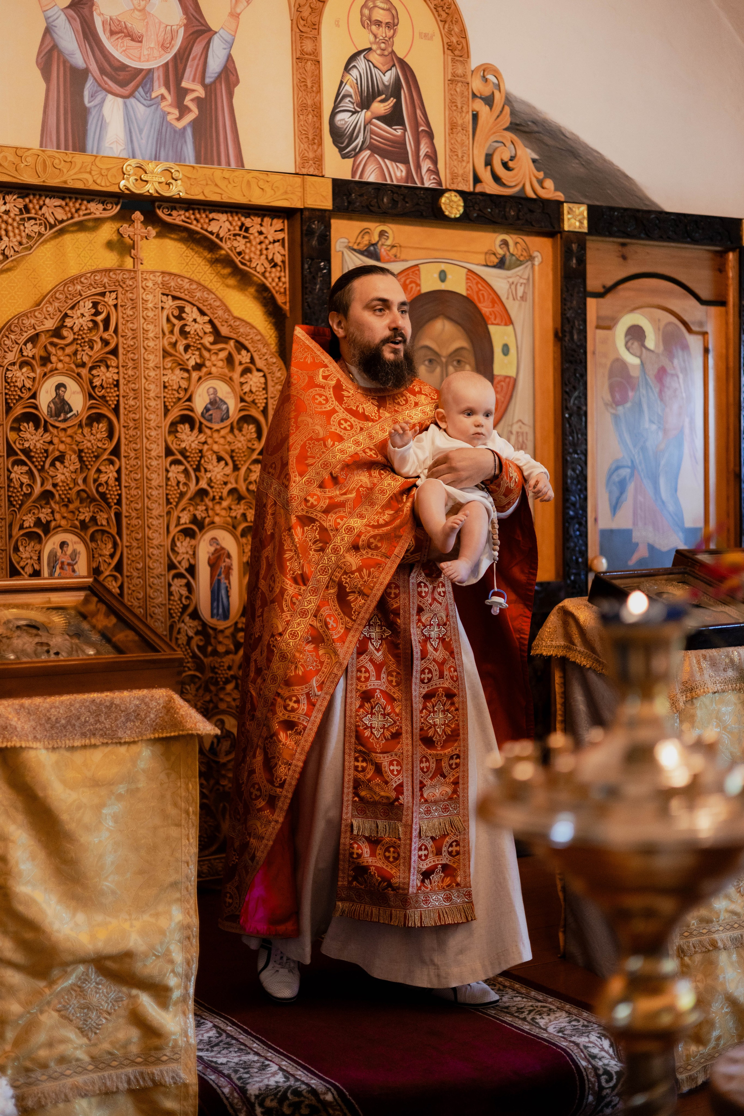 Крещение. Семейный и репортажный фотограф в Пскове Виктория Колесникова