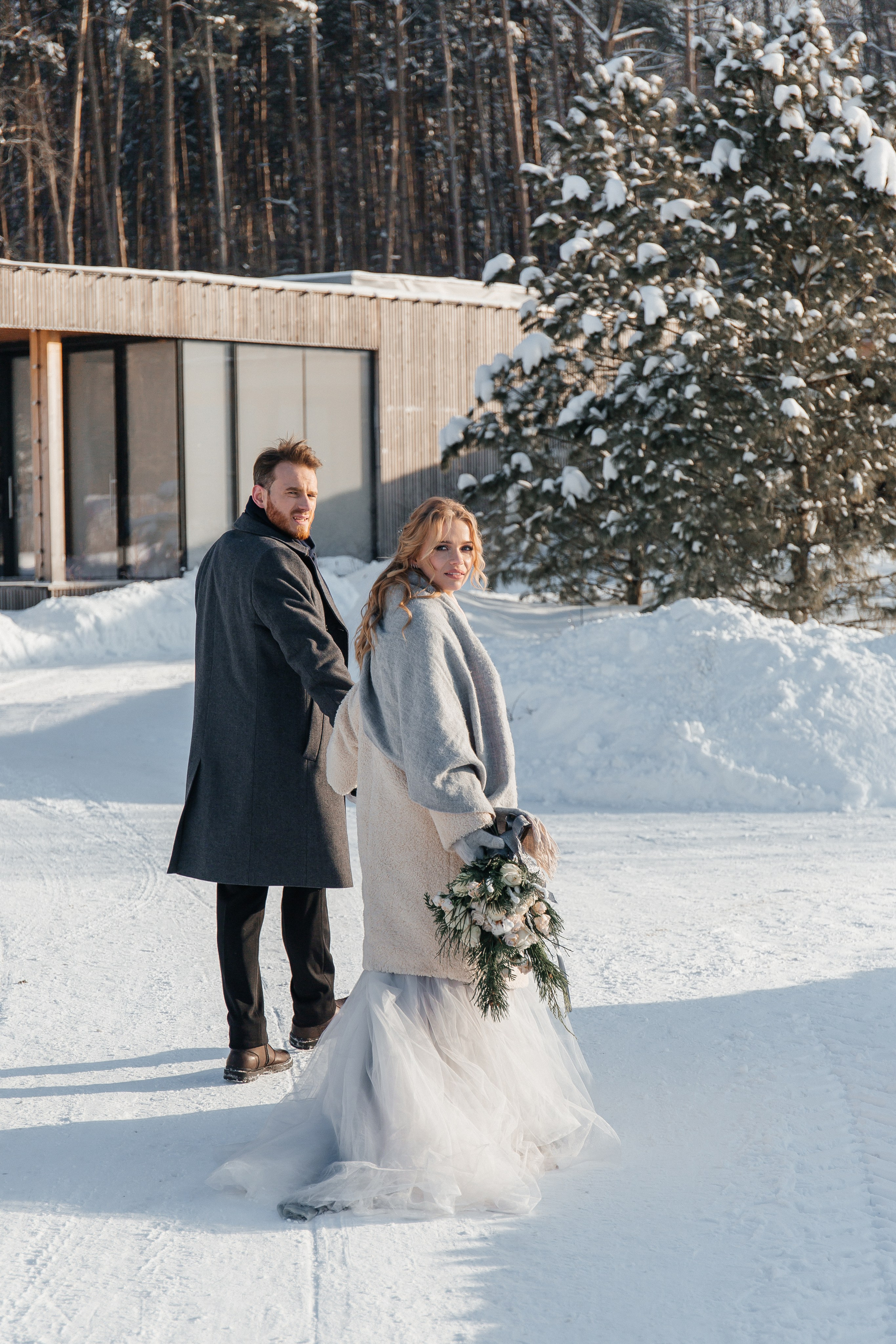 Свадебная фотосессия зимой. Фото Радости. Свадебный и семейный фотограф в Москве Юлия Самойлова
