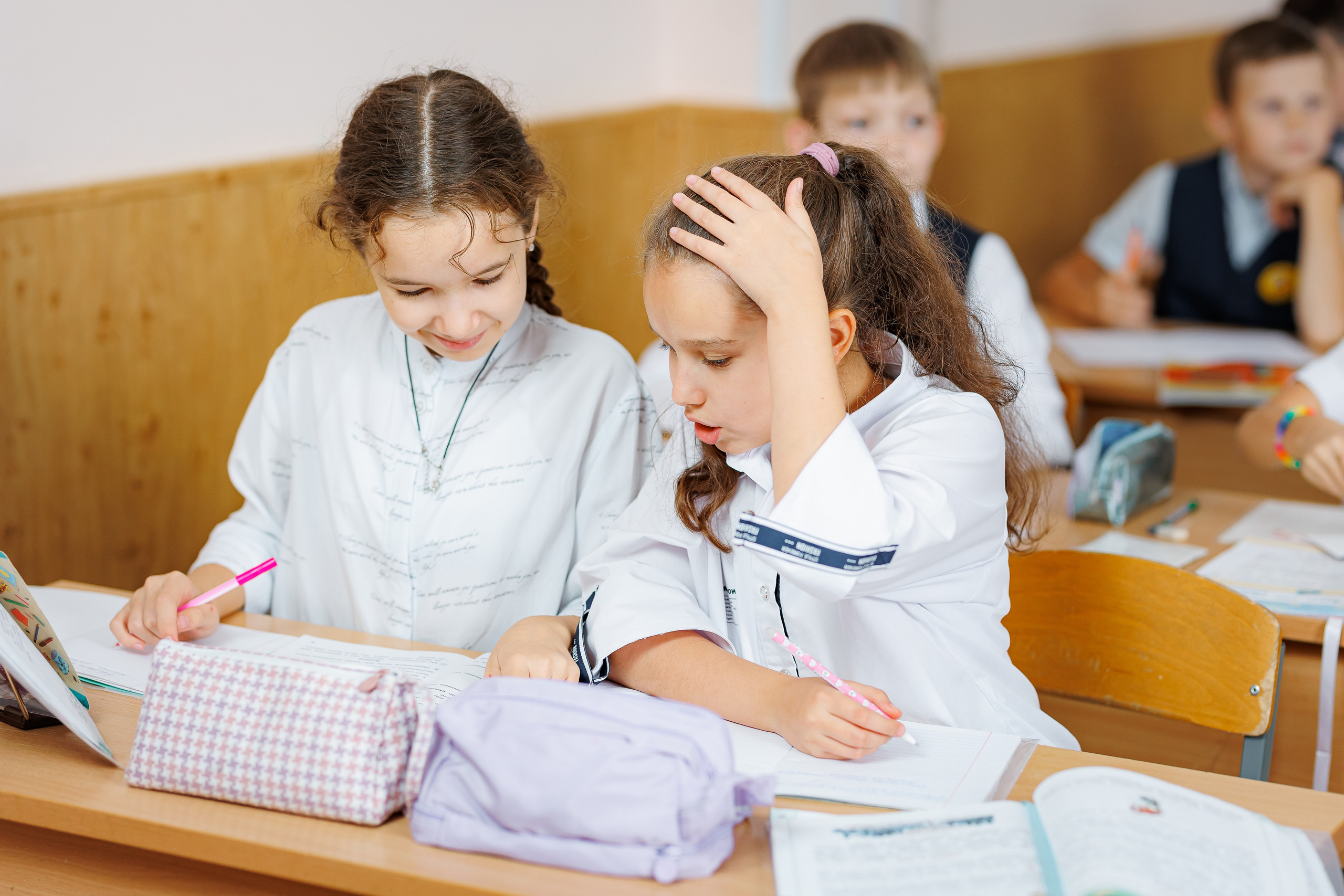 Репортаж на уроках. Семейный и детский фотограф Комина Елена, Власиха, Одинцово