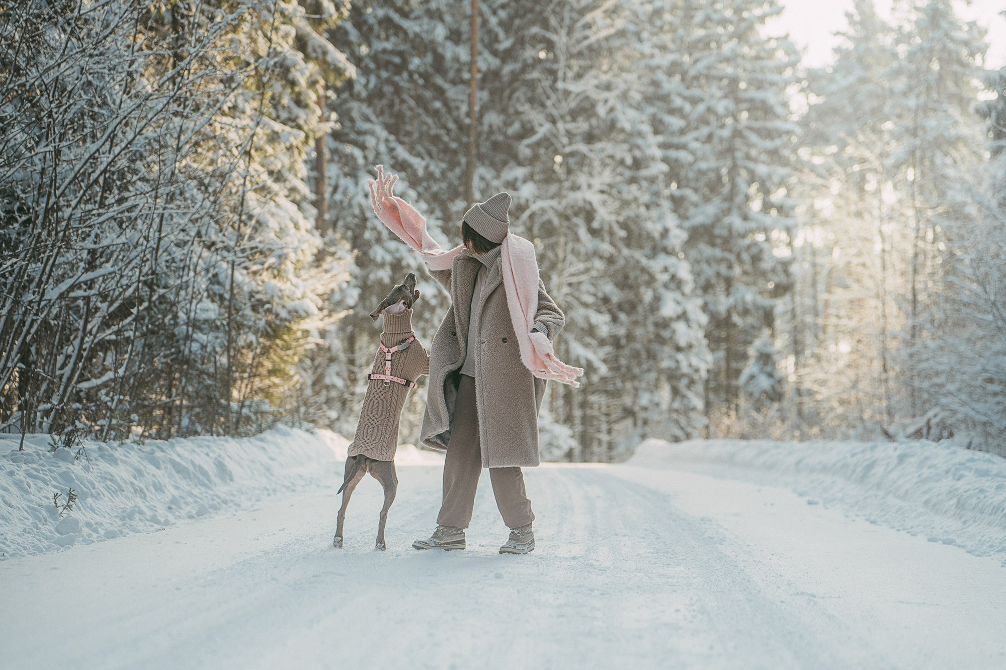 Лена и Фанни. Фотограф анималист в Москве и Санкт-Петербурге Свиридова Анна