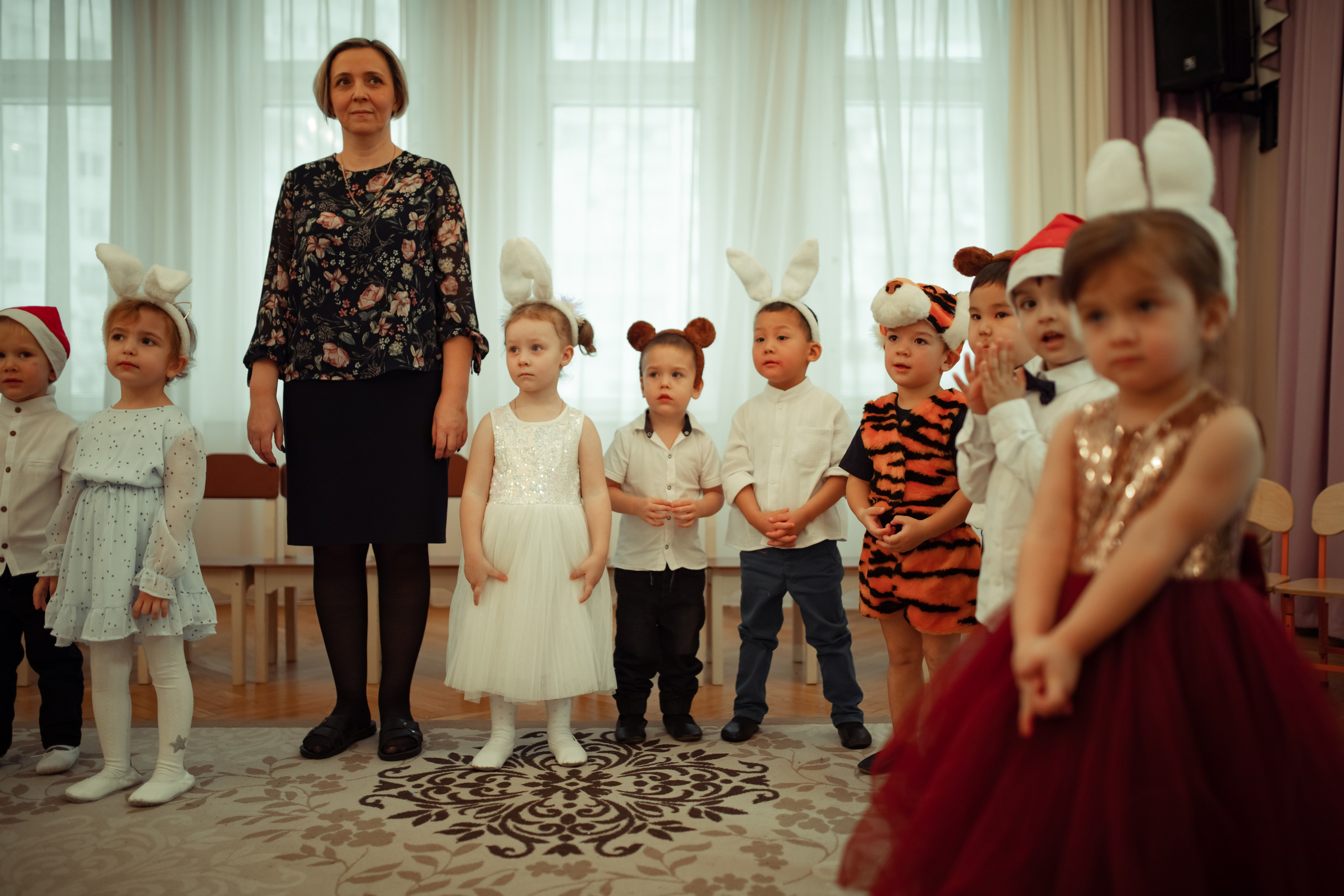 Новогодний утренник в детском саду. Семейный и детский фотограф в Москве Дорогова Екатерина