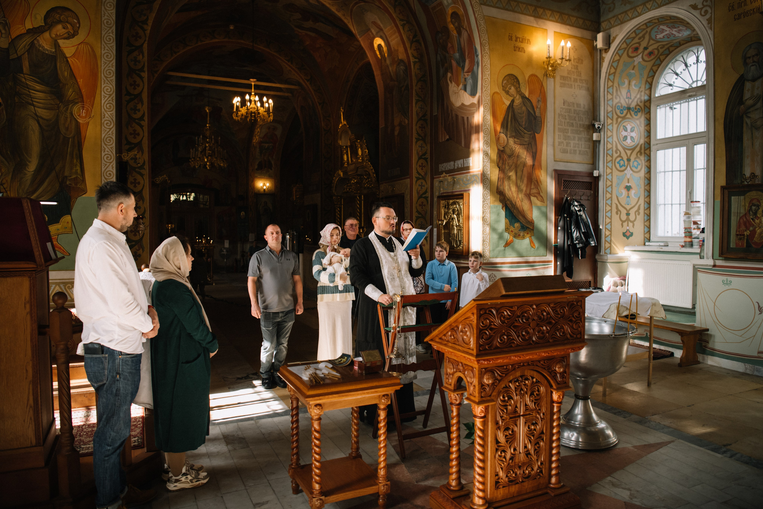 Крещение Степана. Фотограф на выписку из роддома в Москве и МО