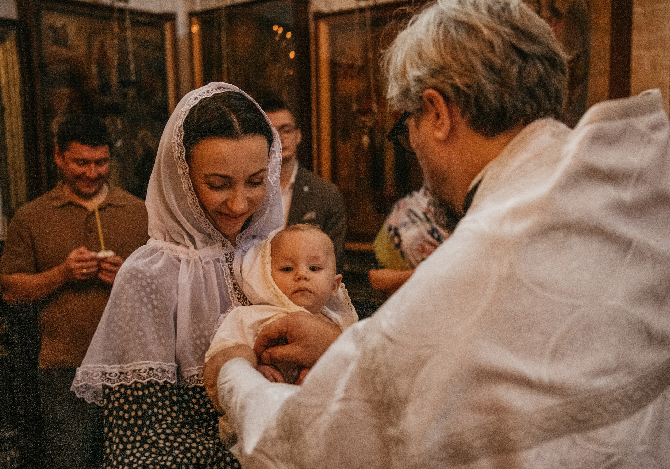 КРЕЩЕНИЕ ЕКАТЕРИНЫ. Фотограф на выписку из роддома в Москве и МО