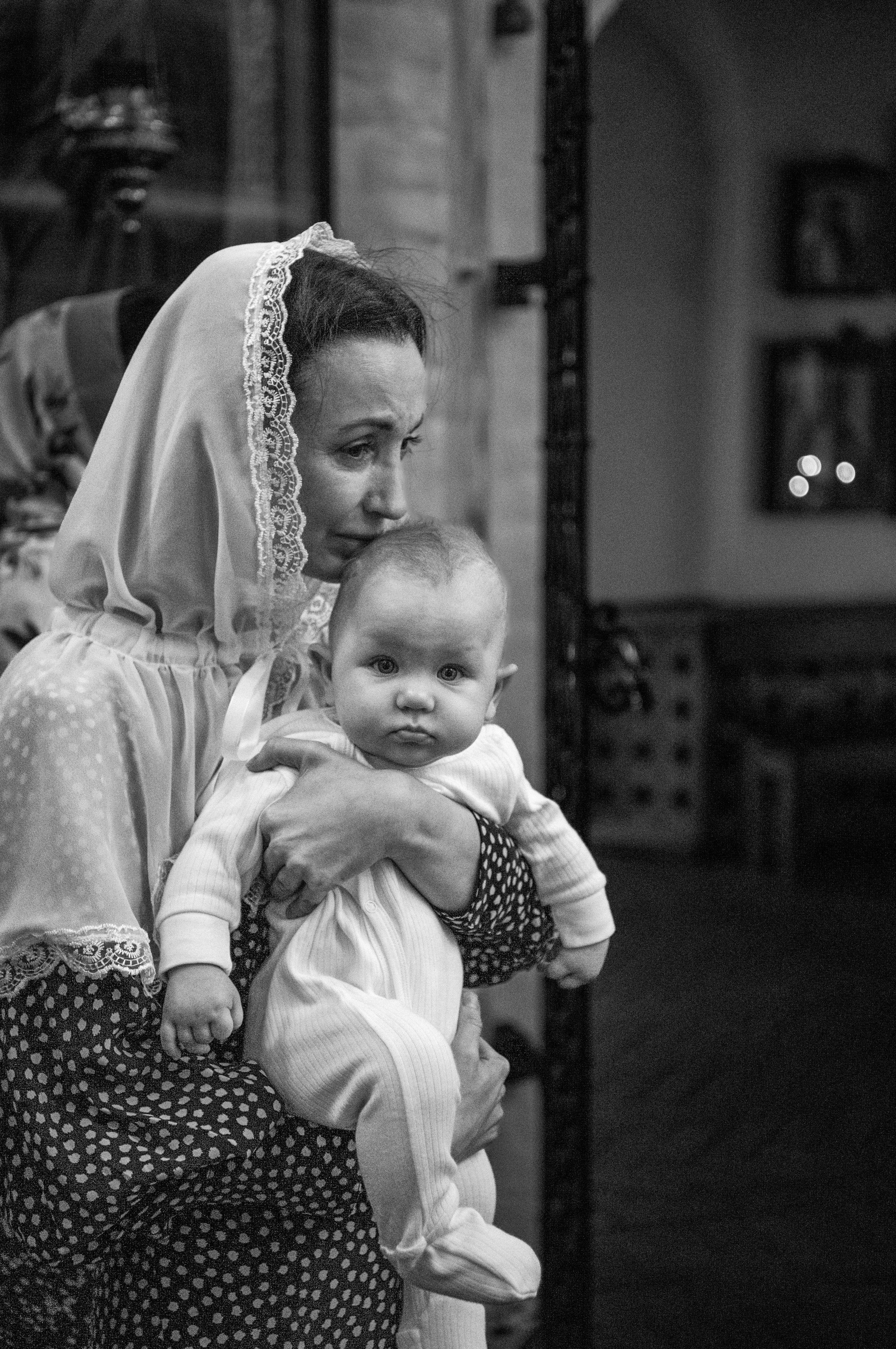 КРЕЩЕНИЕ ЕКАТЕРИНЫ. Фотограф на выписку из роддома в Москве и МО