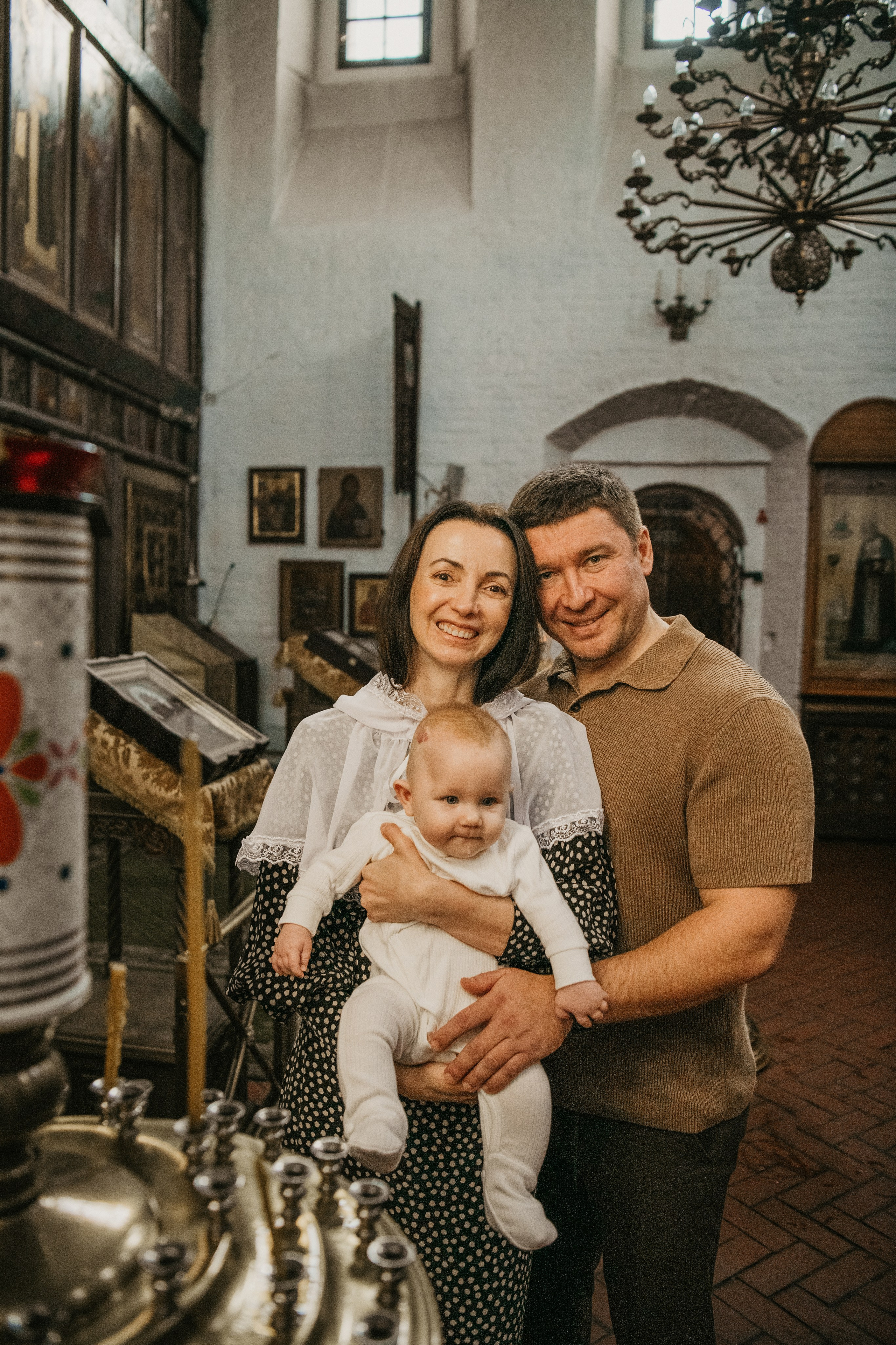 КРЕЩЕНИЕ ЕКАТЕРИНЫ. Фотограф на выписку из роддома в Москве и МО