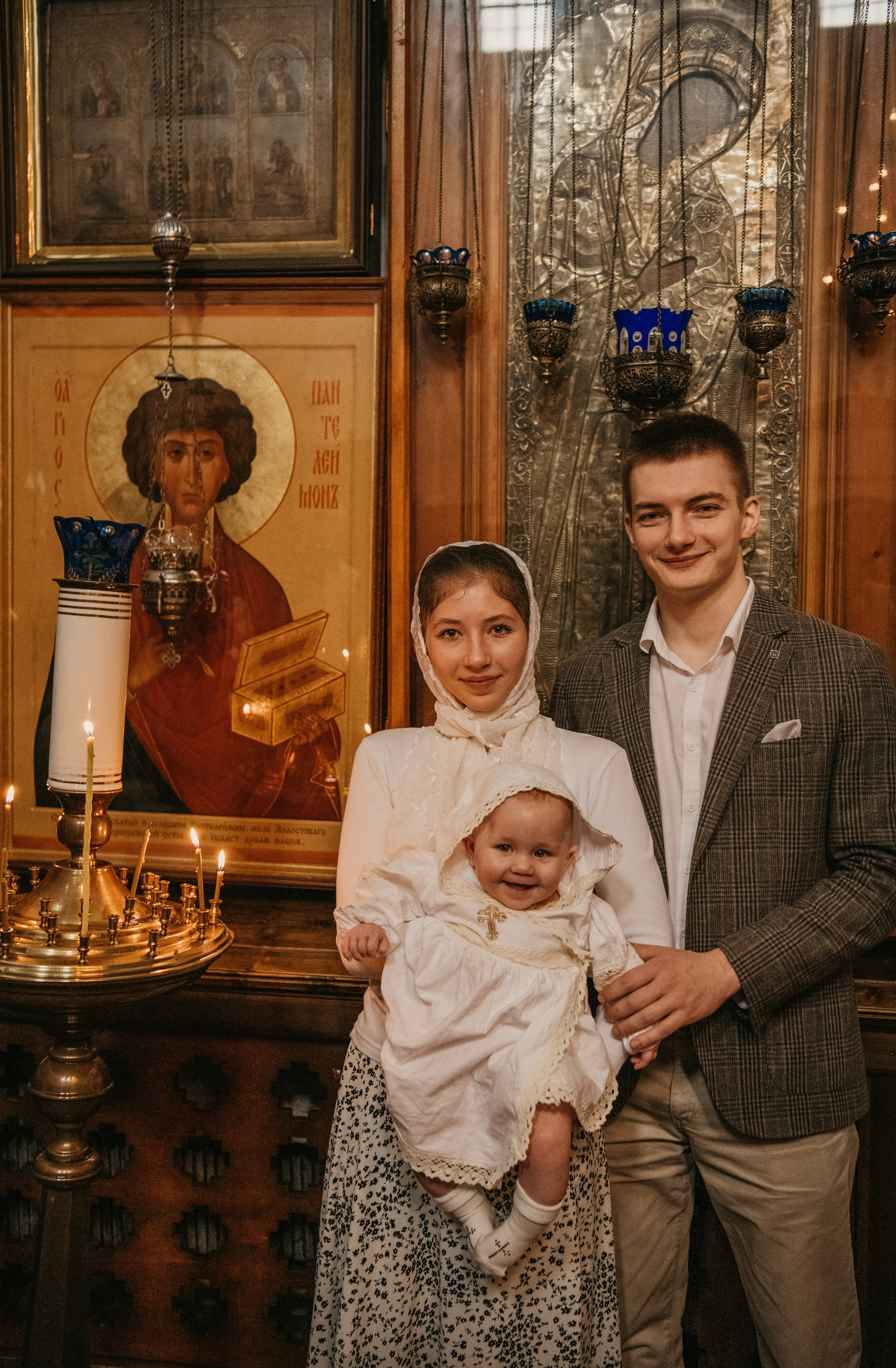 КРЕЩЕНИЕ ЕКАТЕРИНЫ. Фотограф на выписку из роддома в Москве и МО
