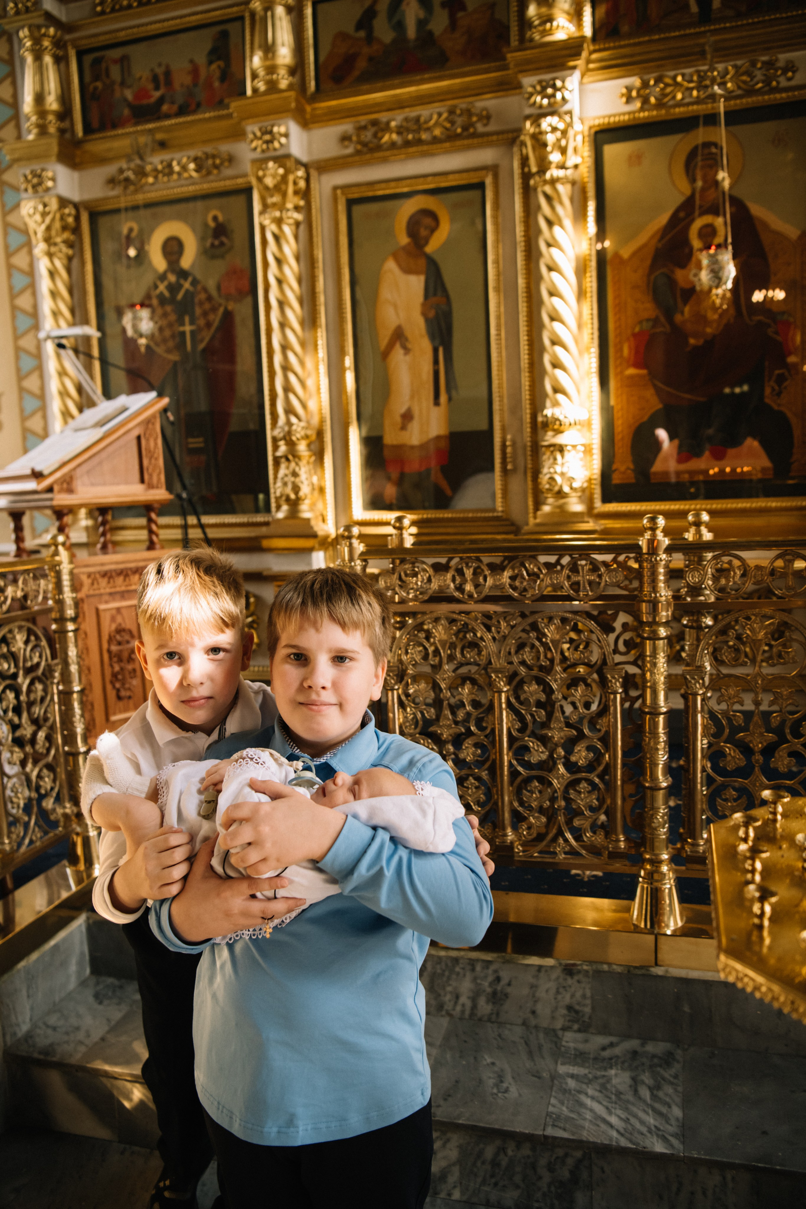 Крещение Степана. Фотограф на выписку из роддома в Москве и МО
