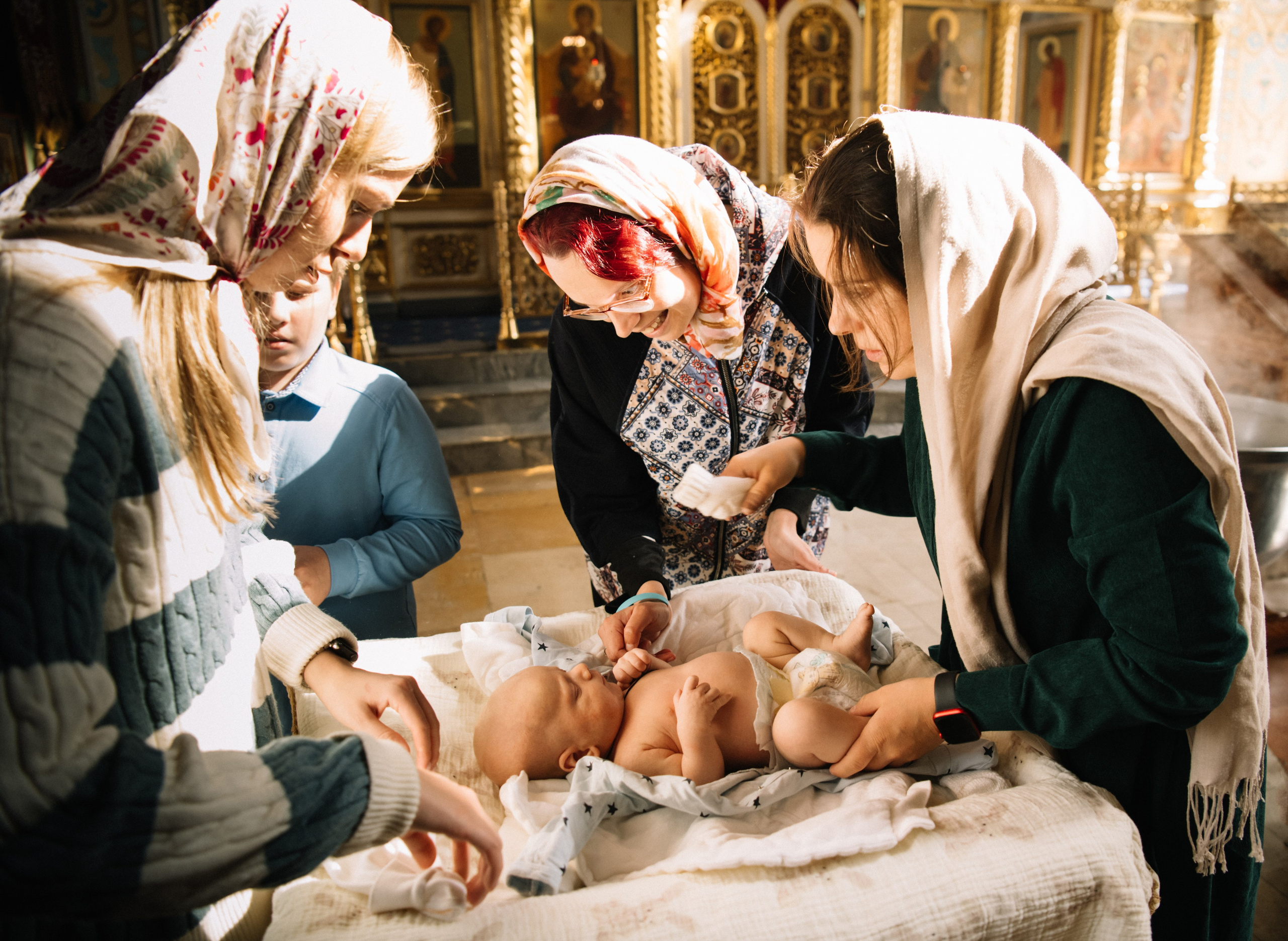 Крещение Степана. Фотограф на выписку из роддома в Москве и МО