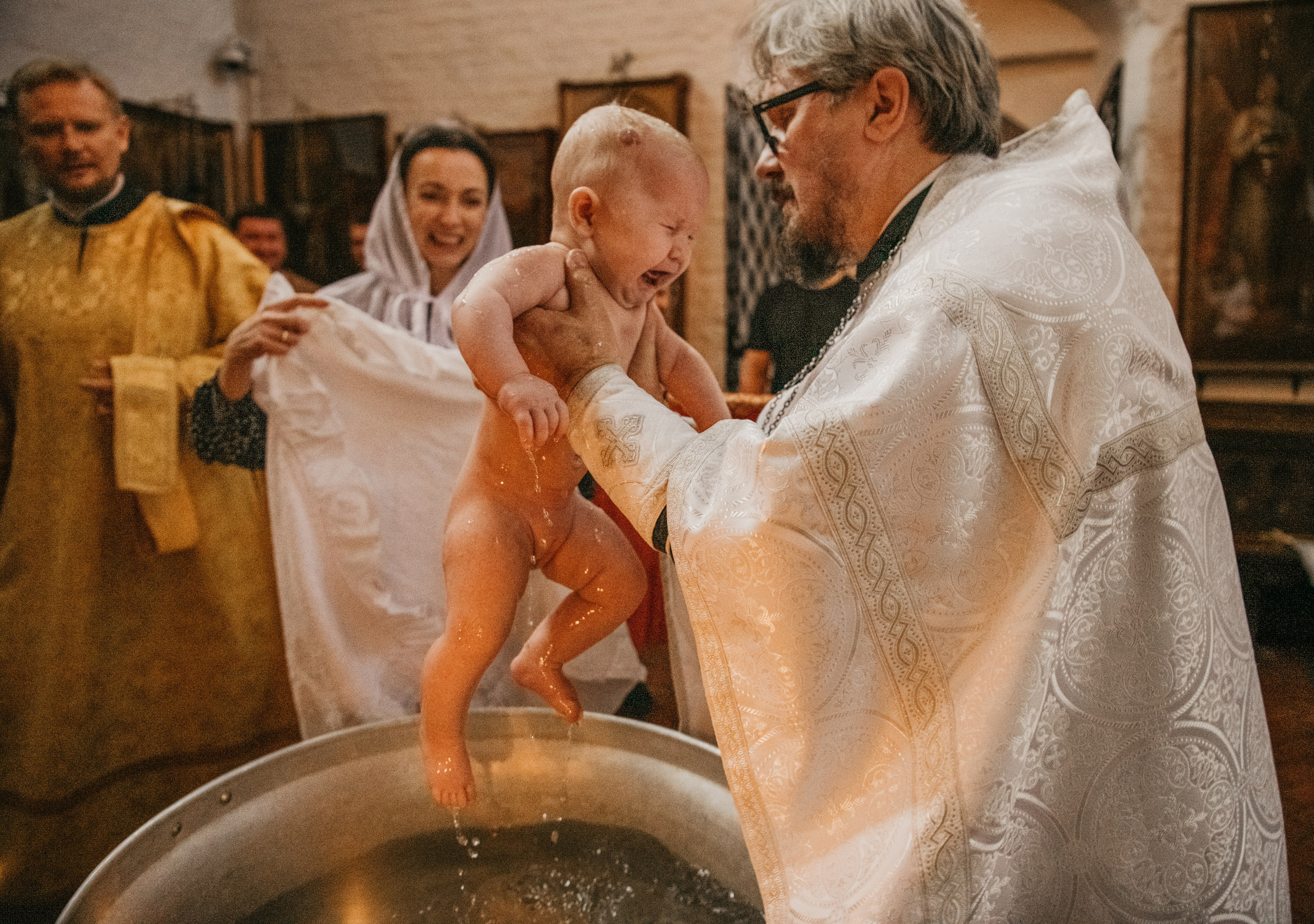 КРЕЩЕНИЕ ЕКАТЕРИНЫ. Фотограф на выписку из роддома в Москве и МО