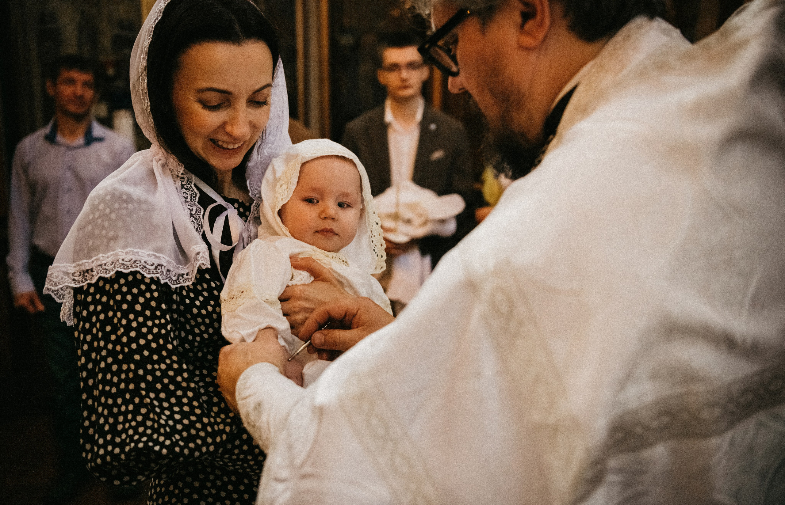 Крещение Екатерины. Фотограф на выписку из роддома в Москве и МО