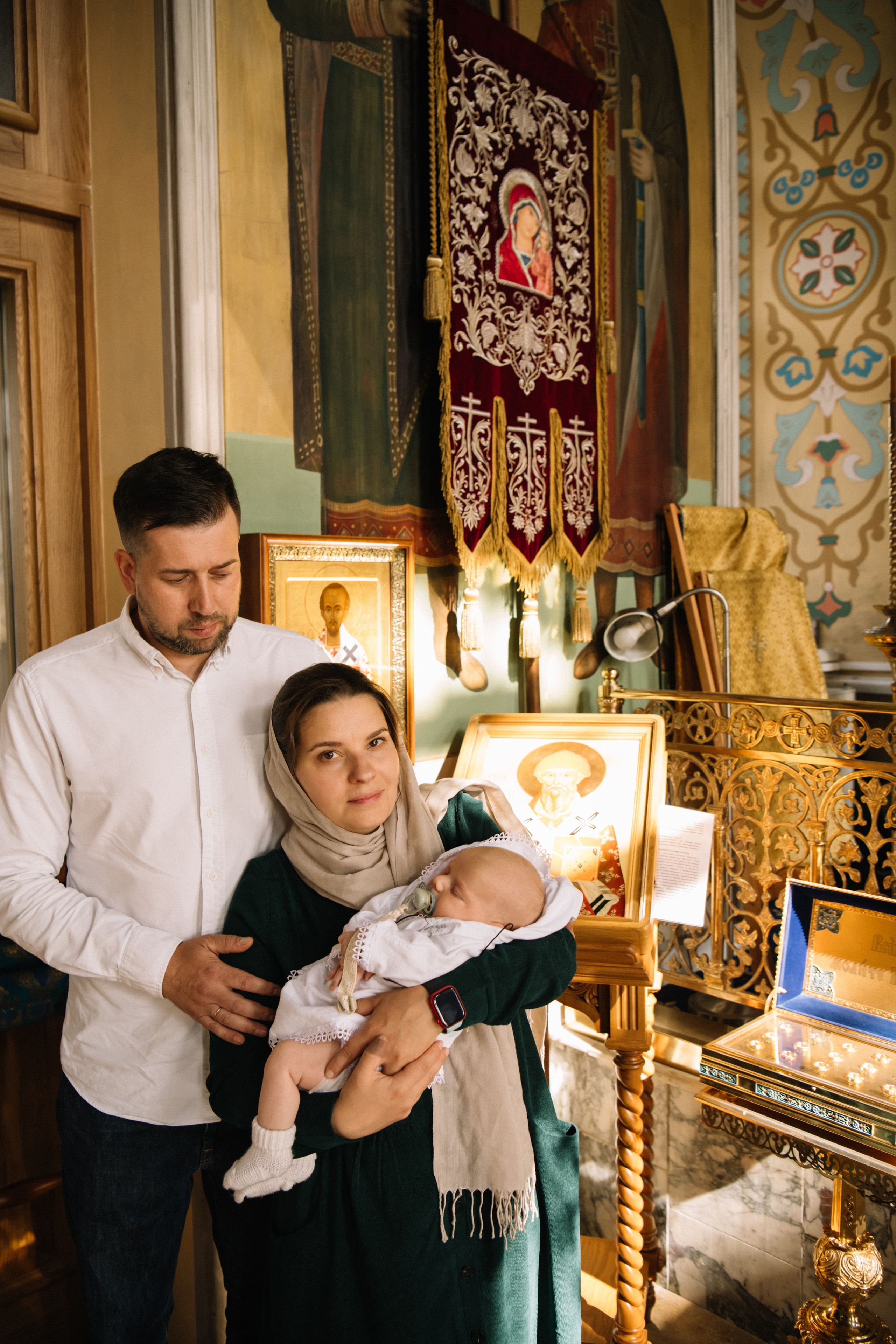 Крещение Степана. Фотограф на выписку из роддома в Москве и МО