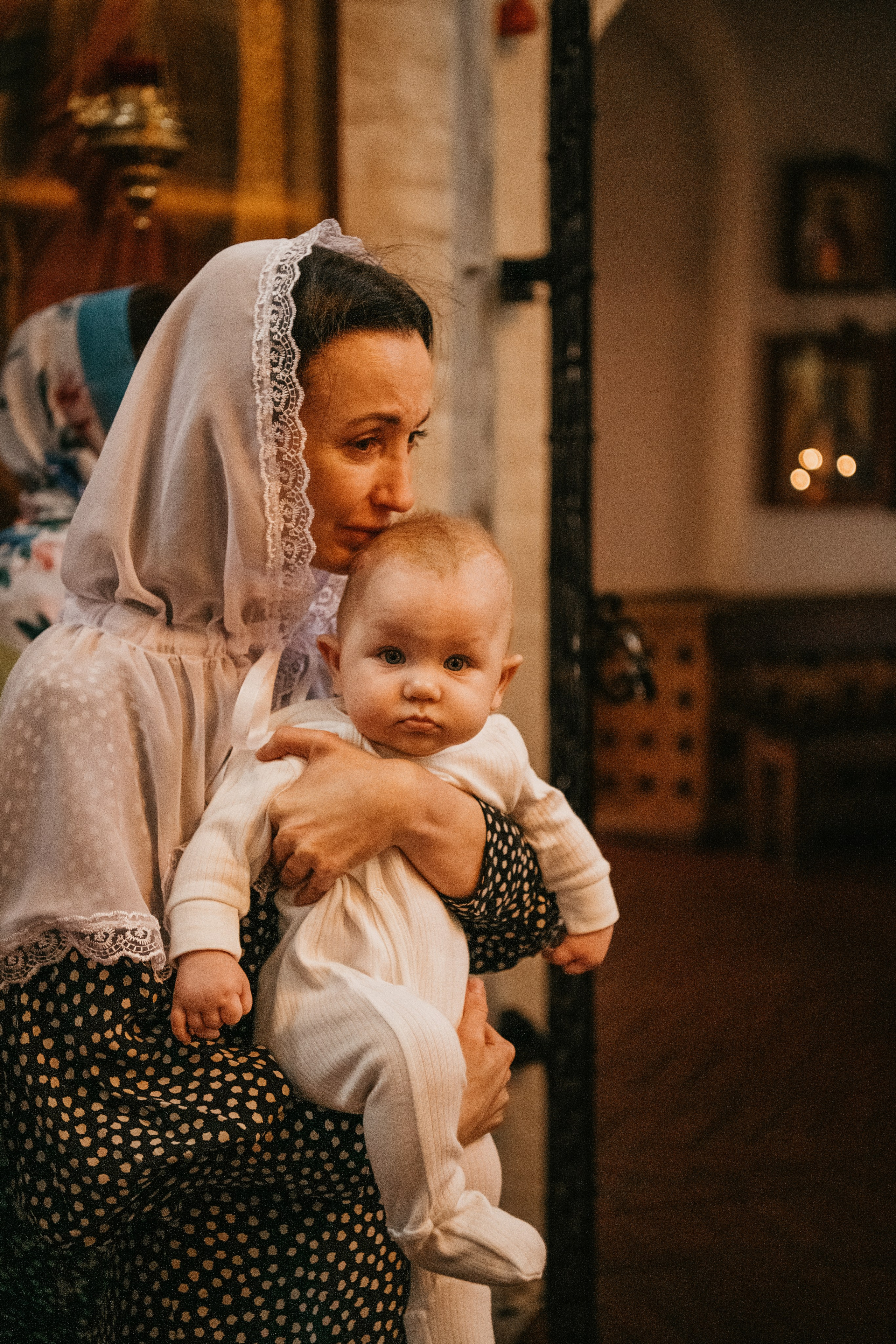 КРЕЩЕНИЕ ЕКАТЕРИНЫ. Фотограф на выписку из роддома в Москве и МО