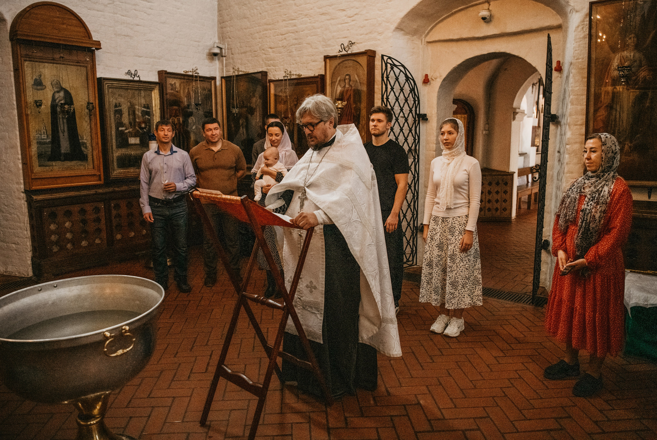 КРЕЩЕНИЕ ЕКАТЕРИНЫ. Фотограф на выписку из роддома в Москве и МО