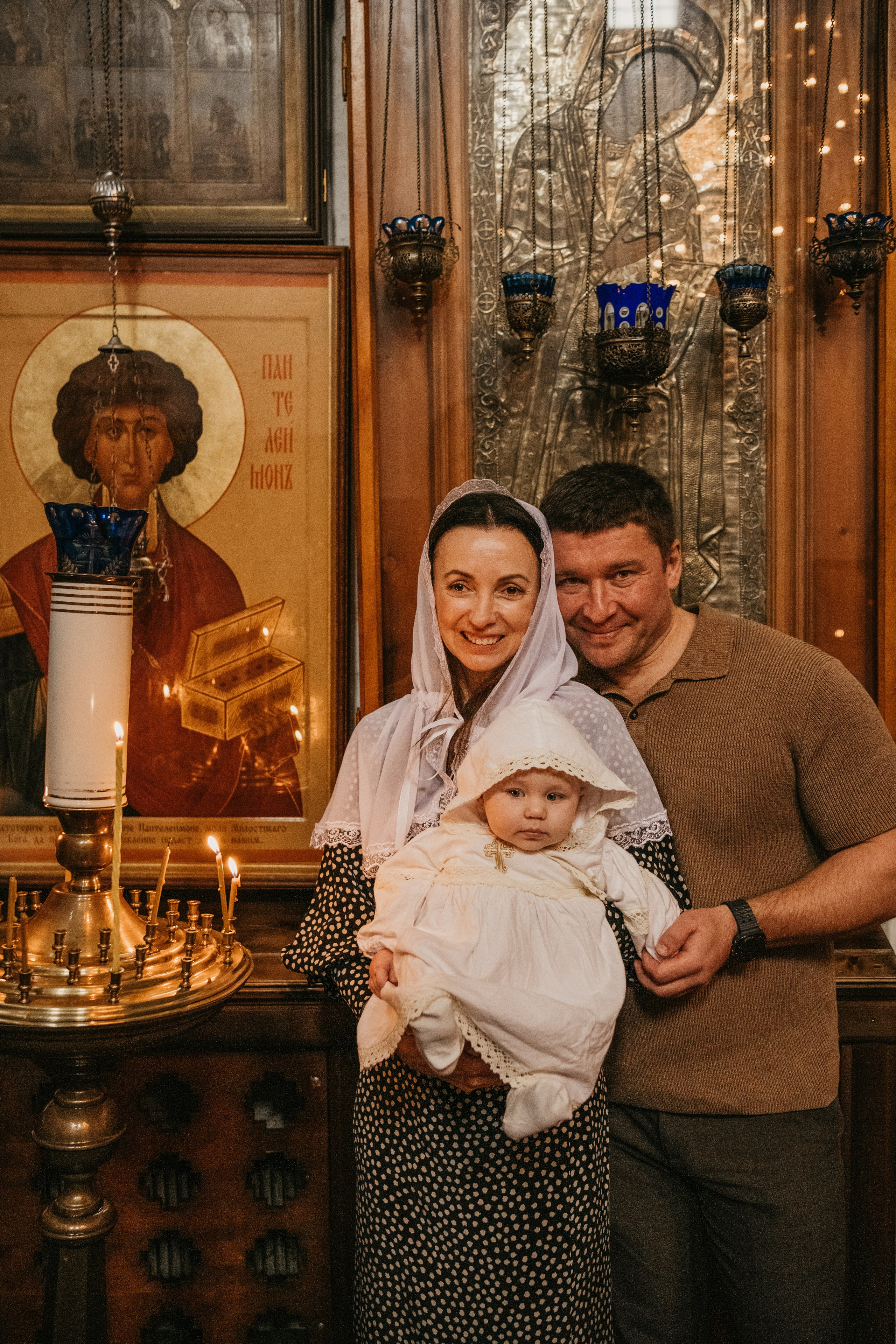 КРЕЩЕНИЕ ЕКАТЕРИНЫ. Фотограф на выписку из роддома в Москве и МО