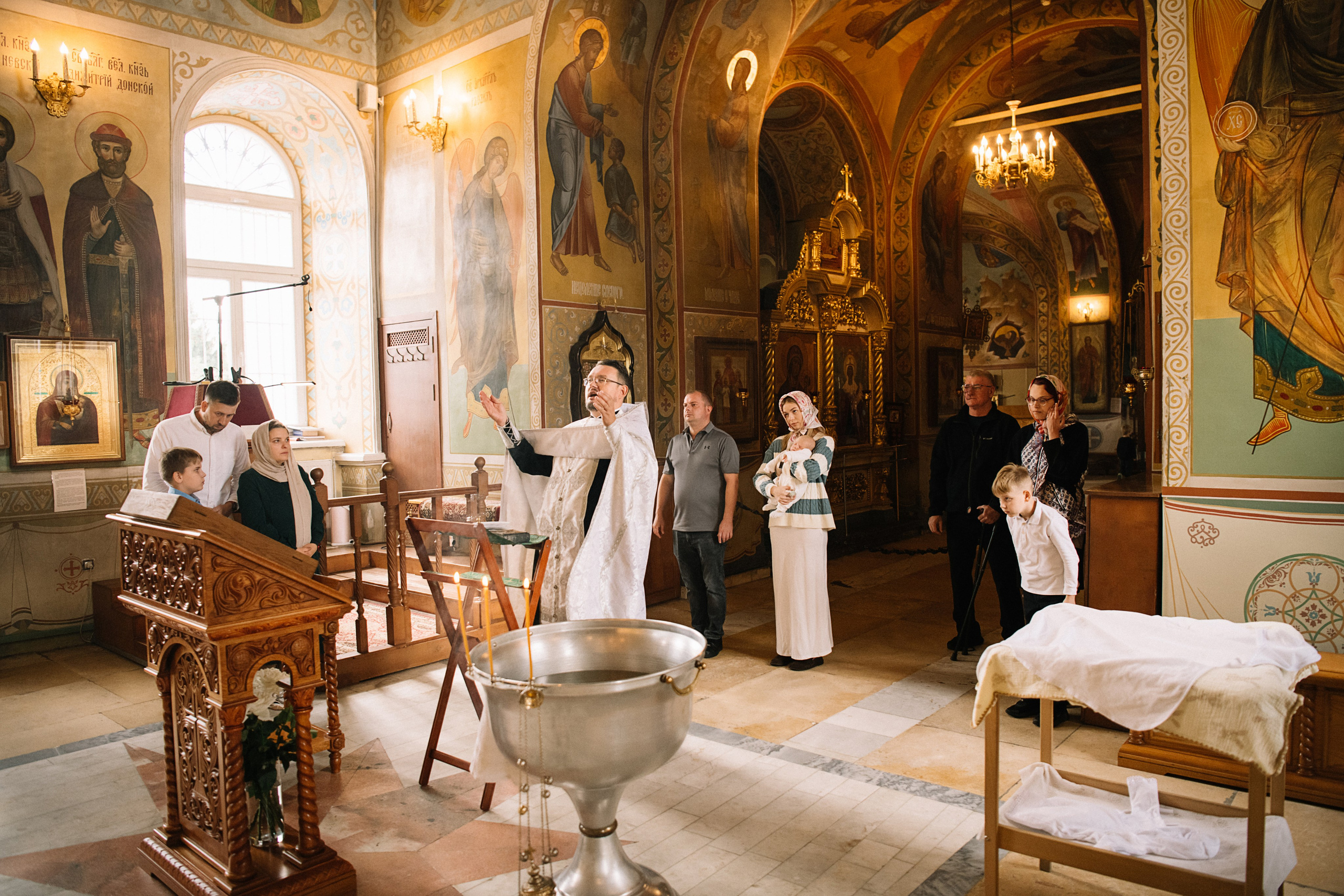Крещение Степана. Фотограф на выписку из роддома в Москве и МО