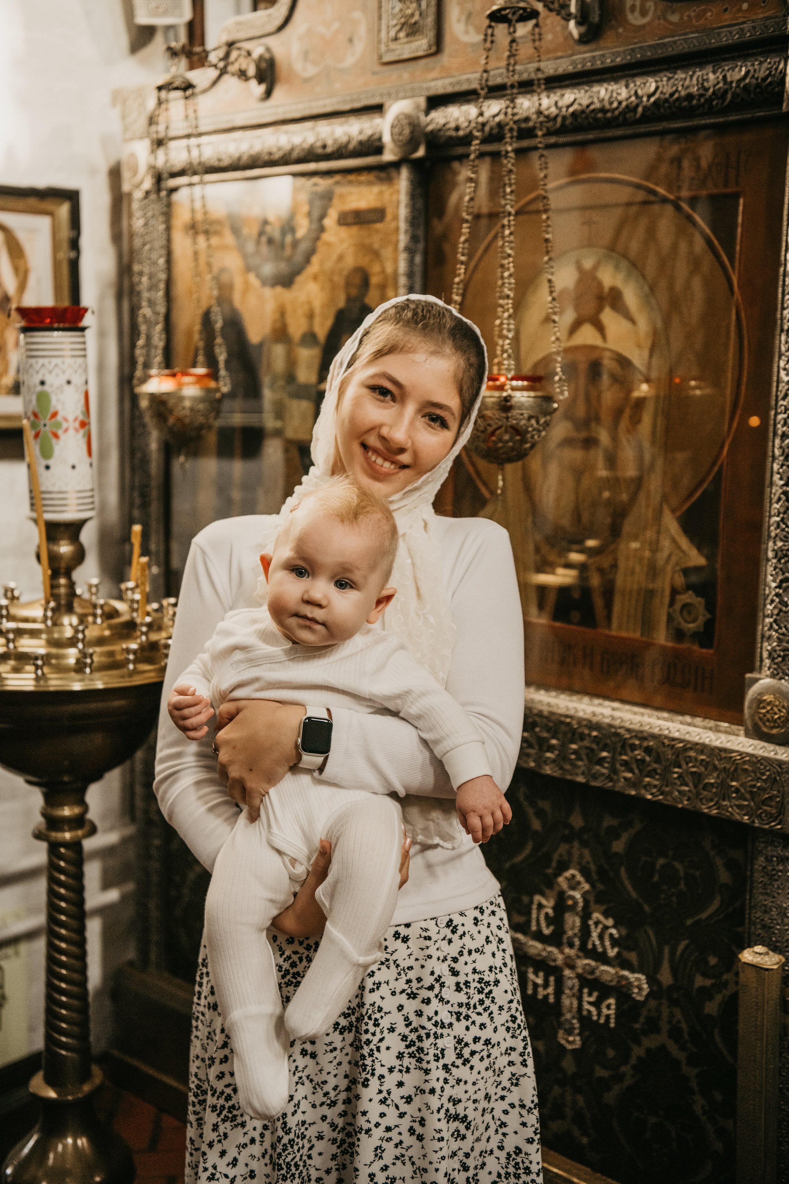 КРЕЩЕНИЕ ЕКАТЕРИНЫ. Фотограф на выписку из роддома в Москве и МО