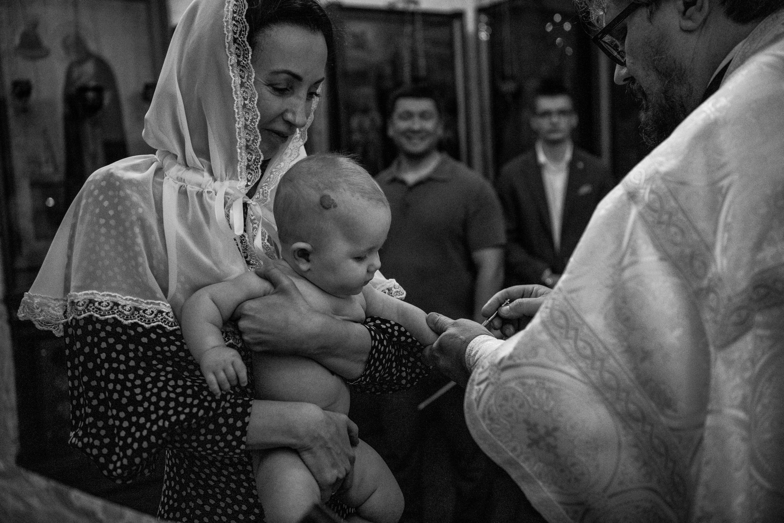КРЕЩЕНИЕ ЕКАТЕРИНЫ. Фотограф на выписку из роддома в Москве и МО