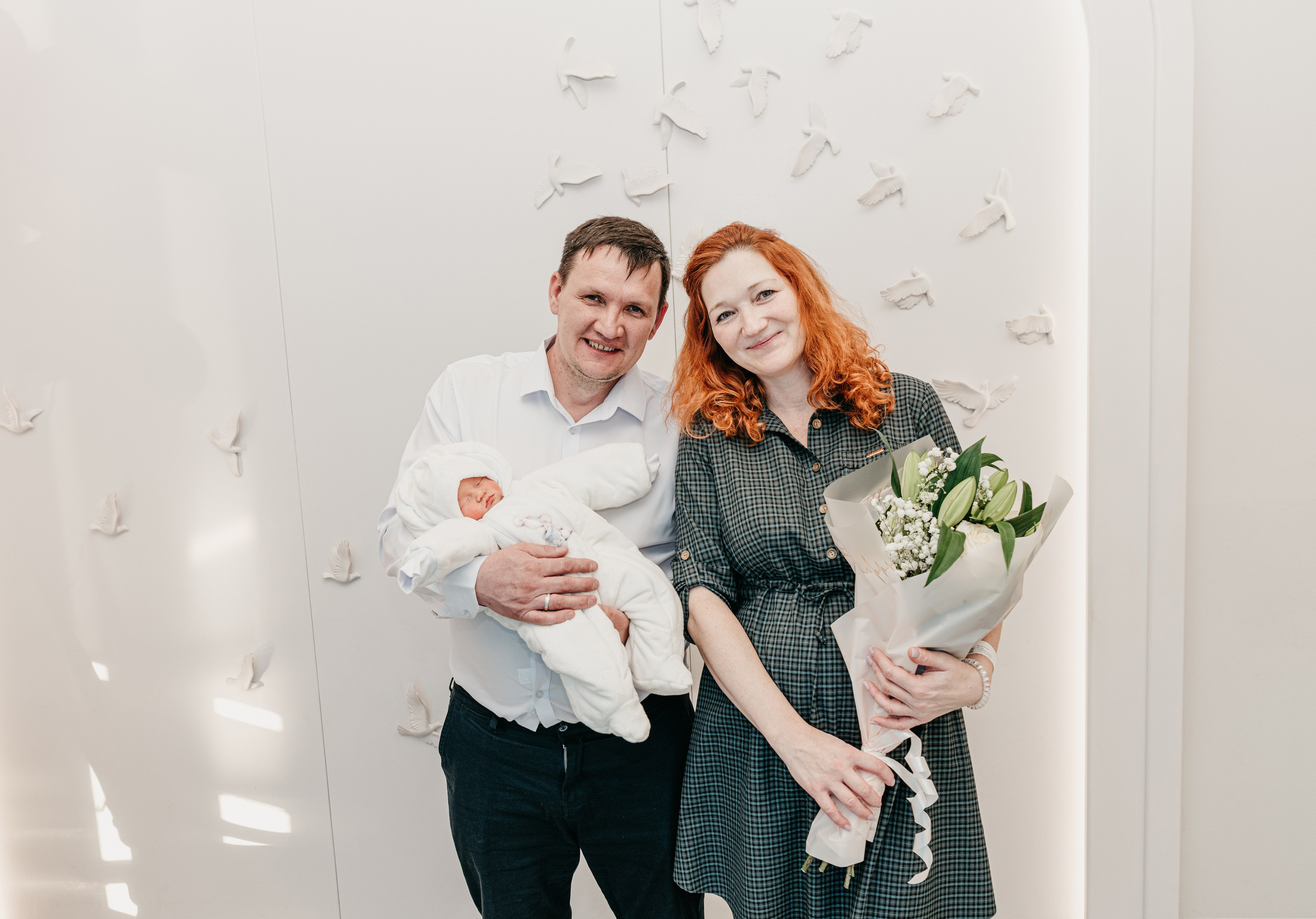 Выписка Алены. 4 роддом. Фотограф на выписку из роддома в Москве и МО