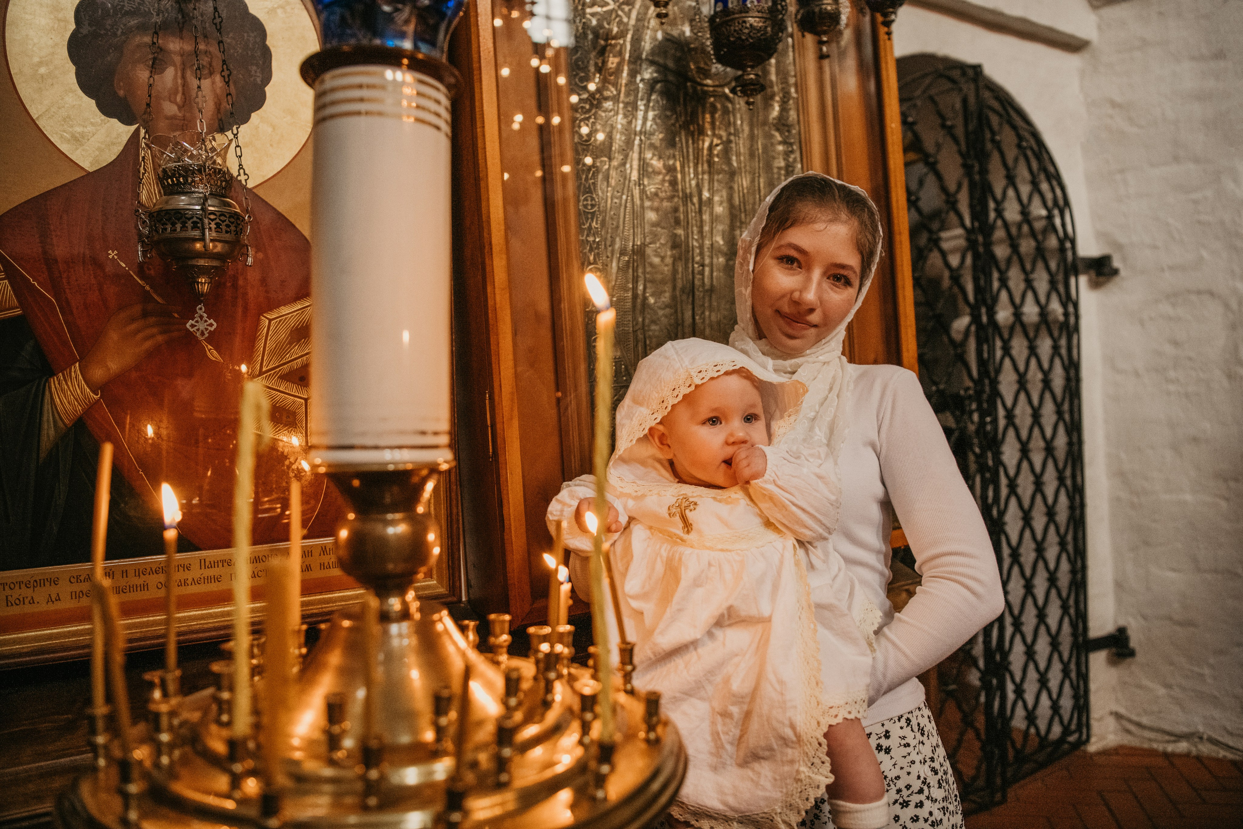 КРЕЩЕНИЕ ЕКАТЕРИНЫ. Фотограф на выписку из роддома в Москве и МО