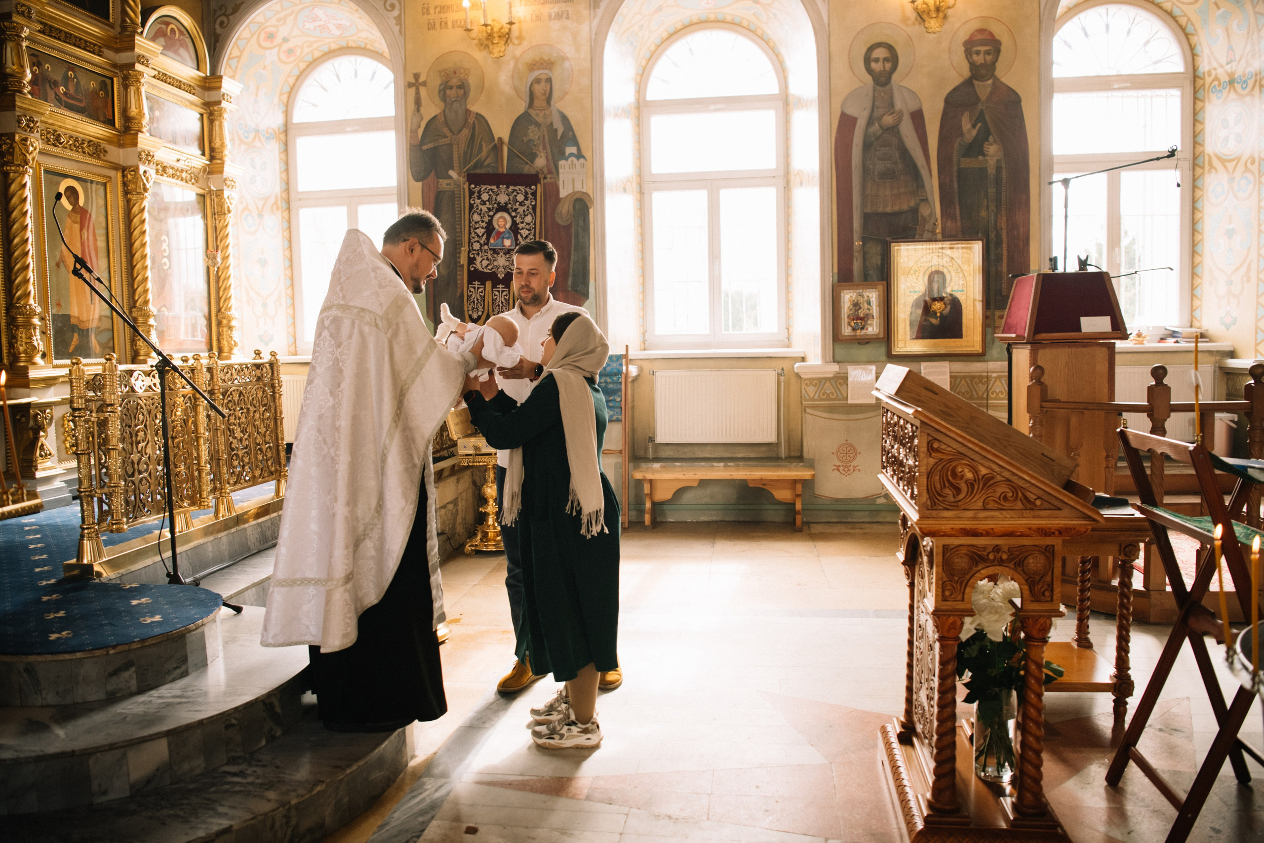 Крещение Степана. Фотограф на выписку из роддома в Москве и МО