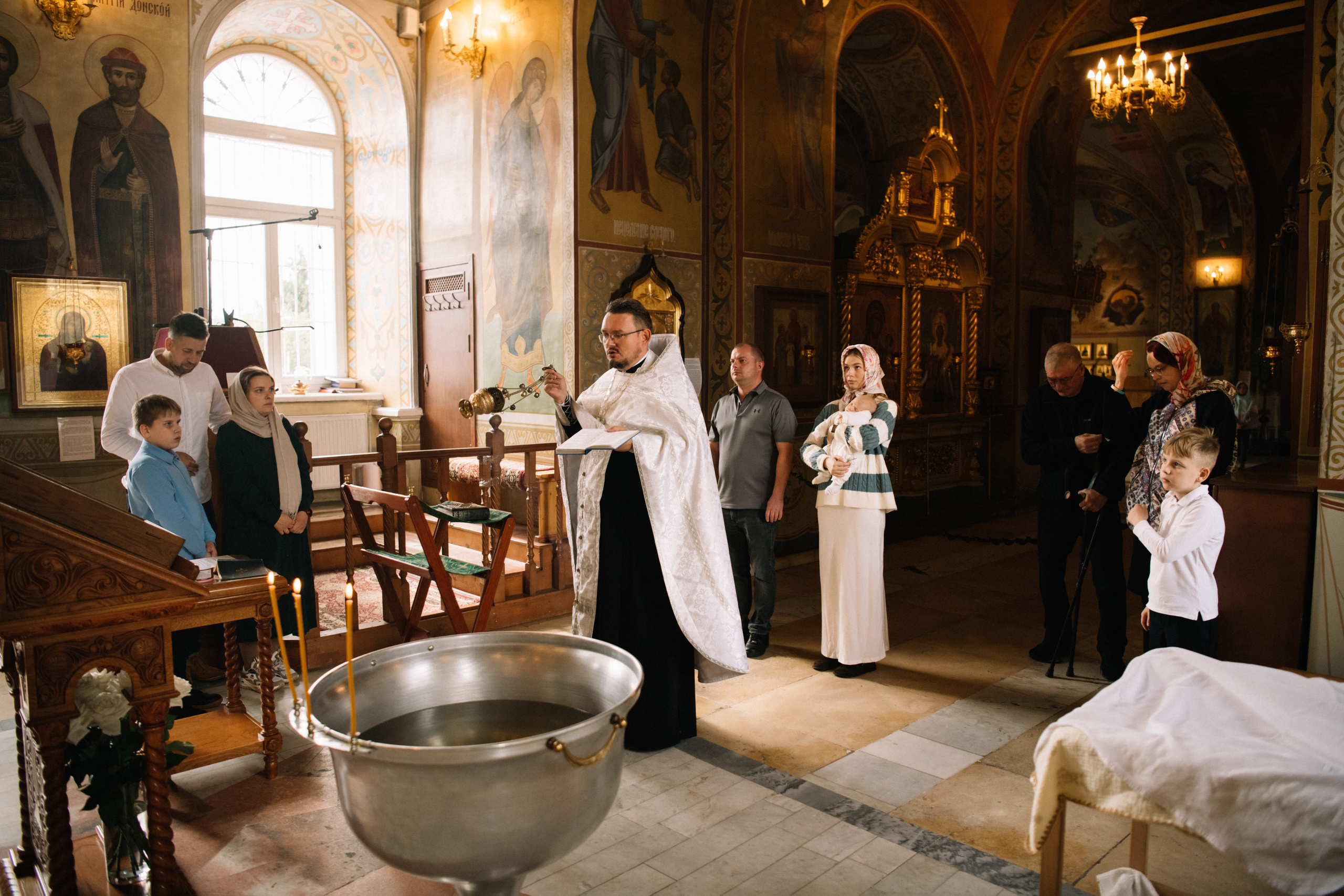 Крещение Степана. Фотограф на выписку из роддома в Москве и МО