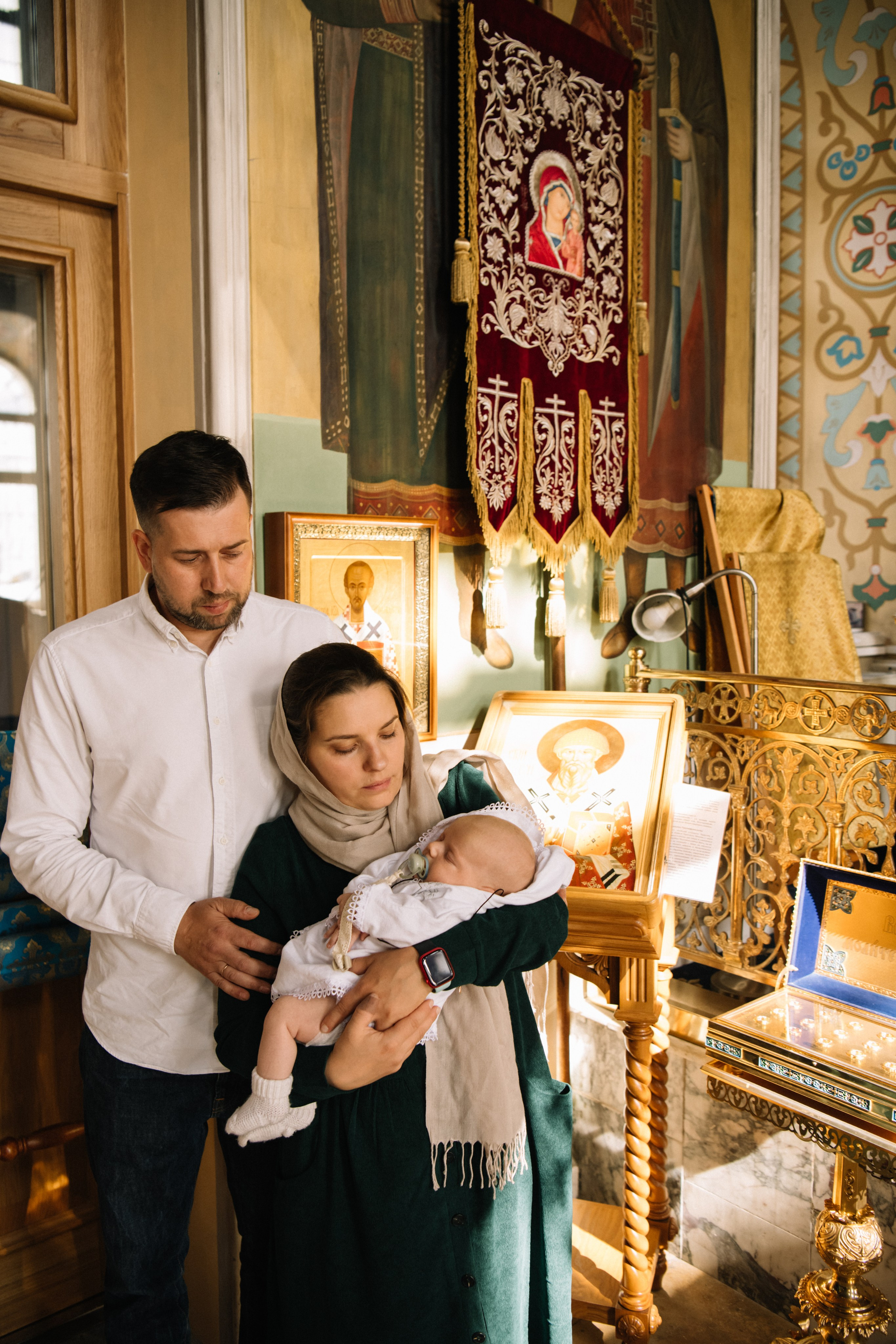 Крещение Степана. Фотограф на выписку из роддома в Москве и МО