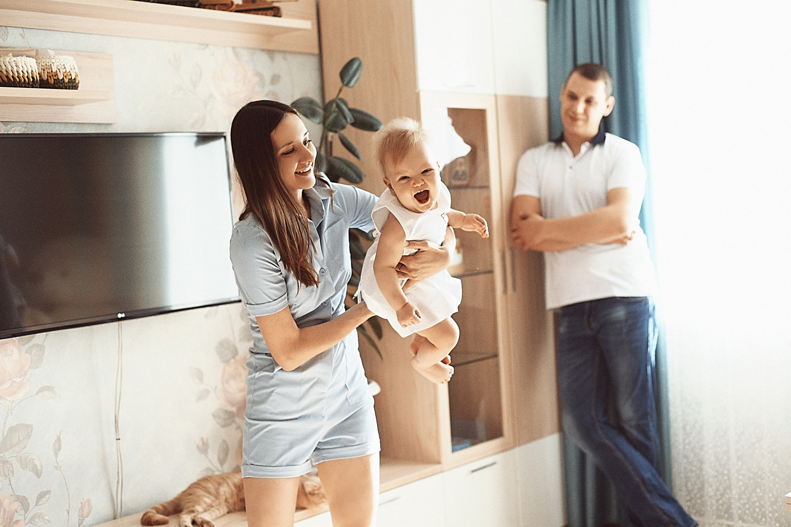 Уютные съемки для малышей у Вас дома. Семейный, детский фотограф, домашняясъемка в г. Оренбурге