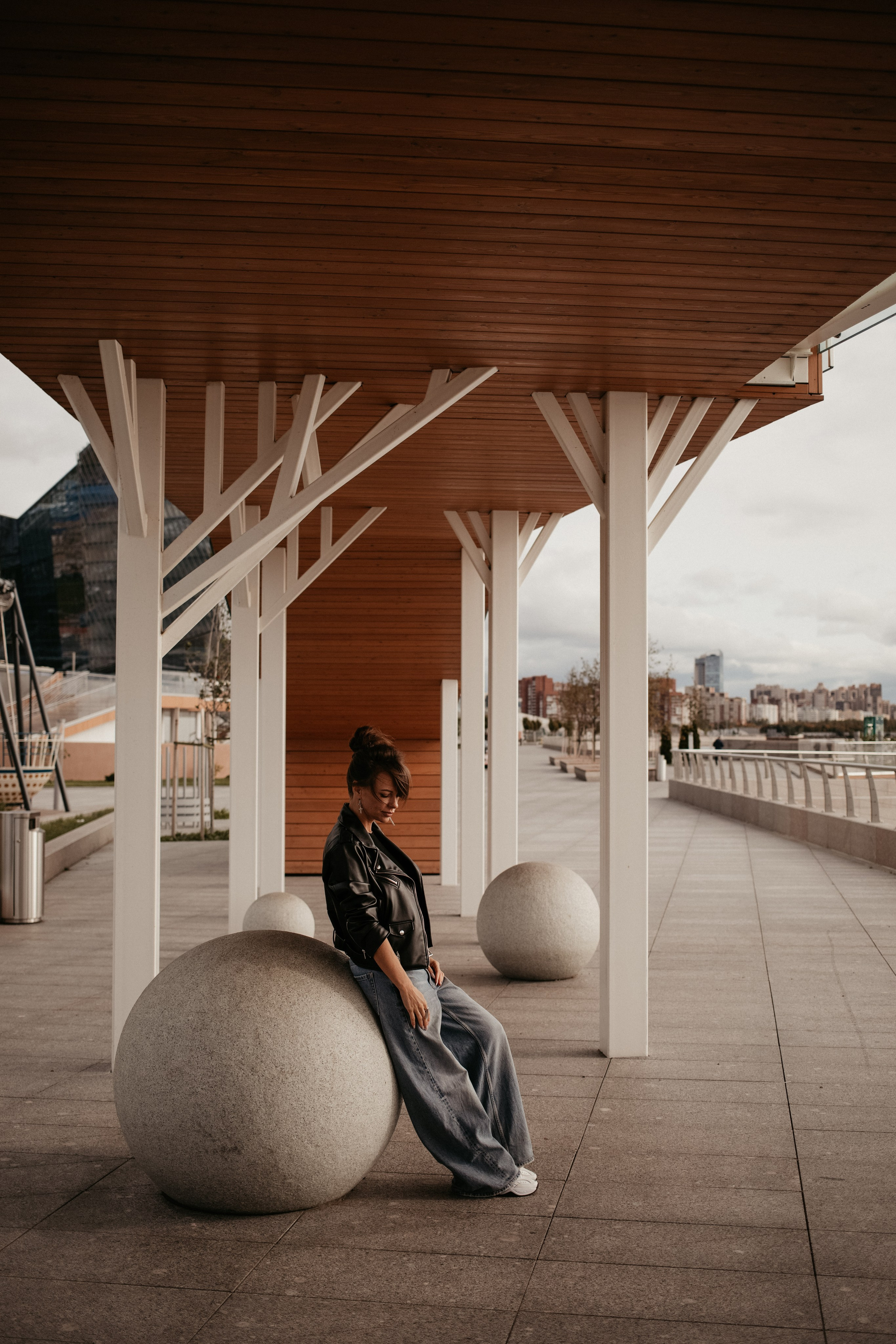 Прогулка в Лахта центре, набережная Питера, Набережная Лахта центра