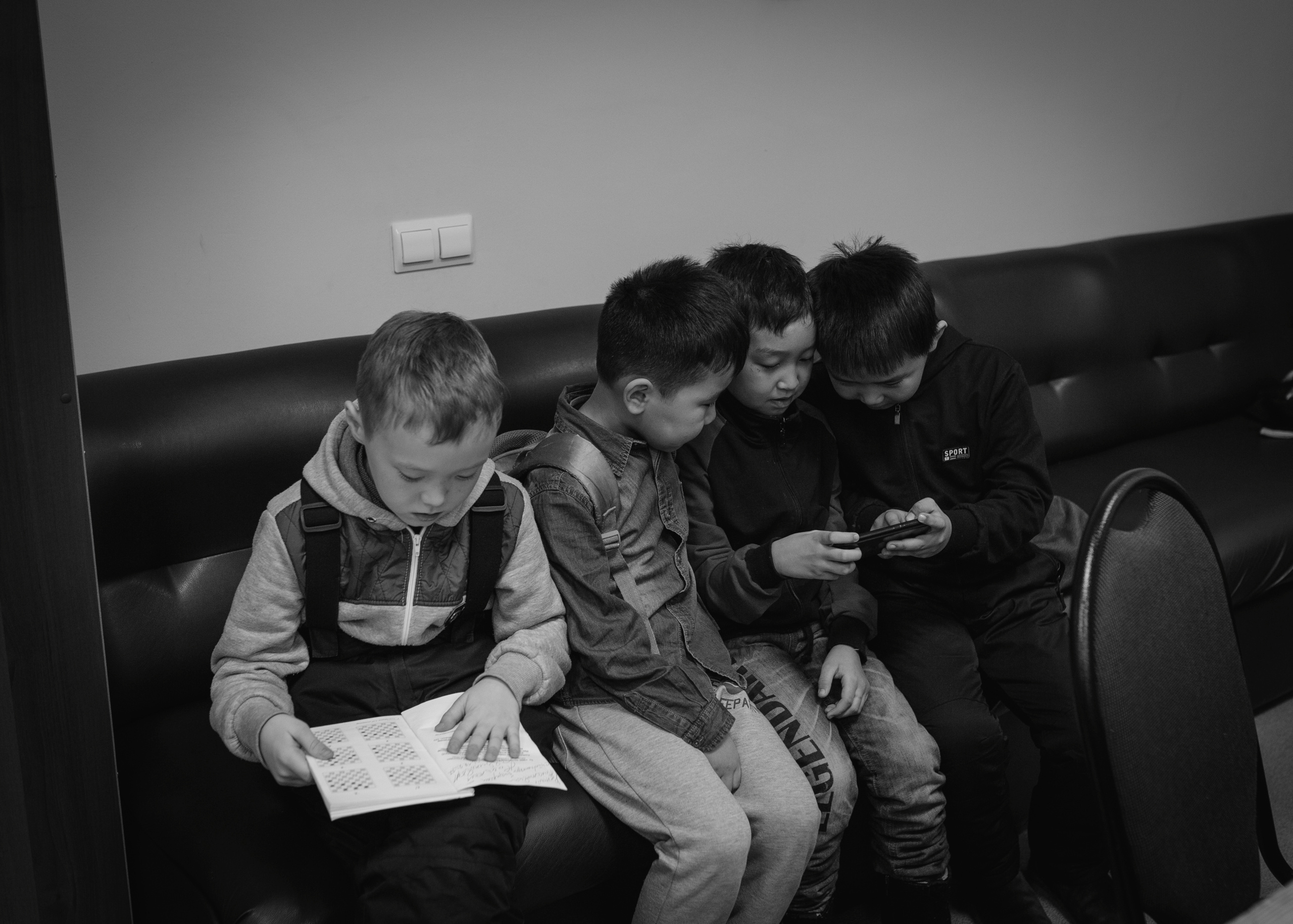Kids Checkers Tournament. Documentary photographer from Yakutia Alexey Vasilyev