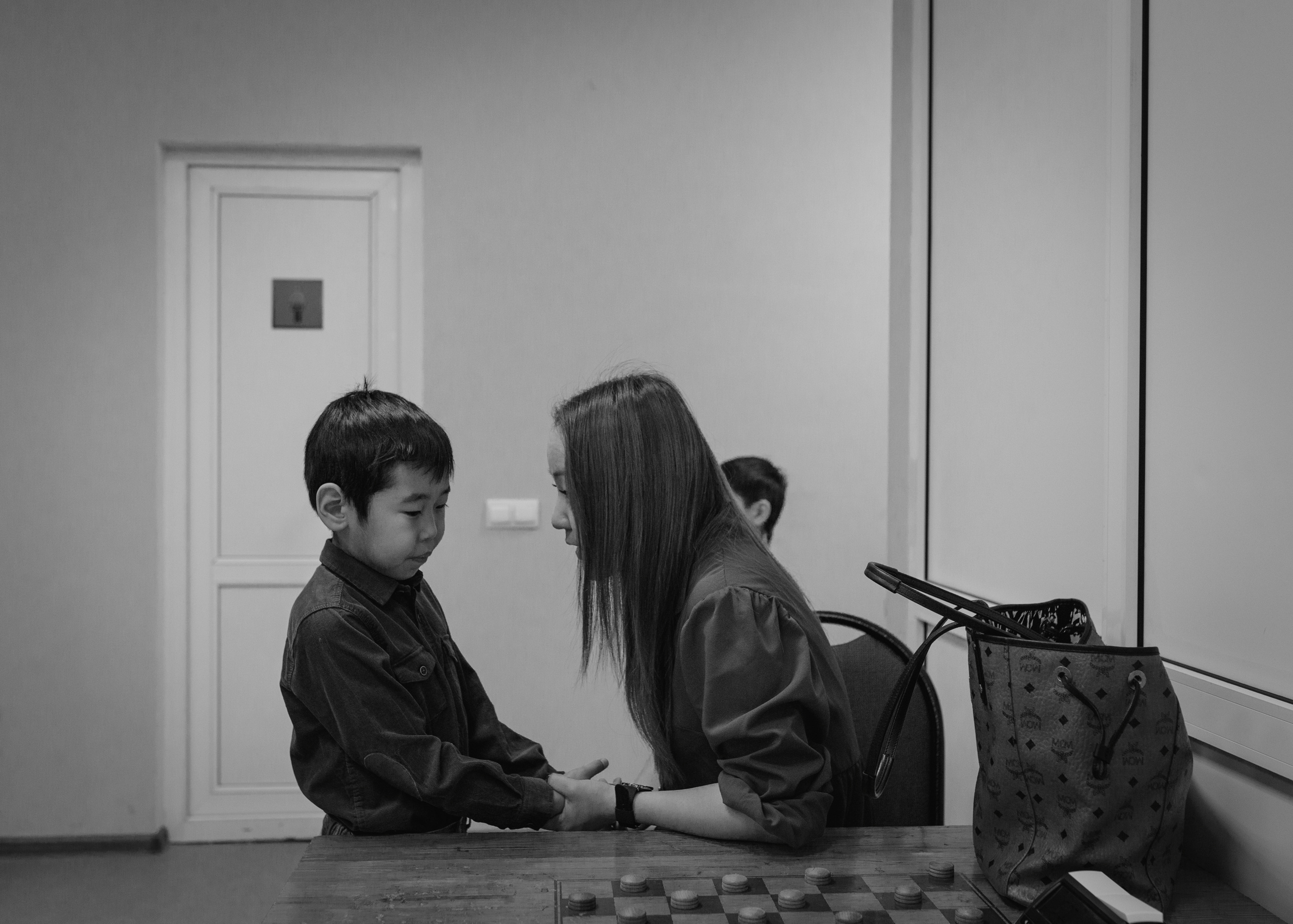Kids Checkers Tournament. Documentary photographer from Yakutia Alexey Vasilyev