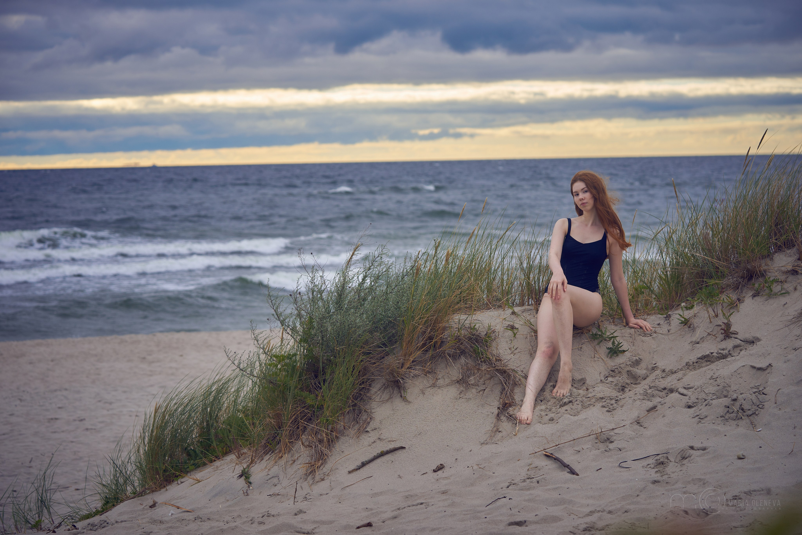 Полина и море. Фотограф Мария Оленева