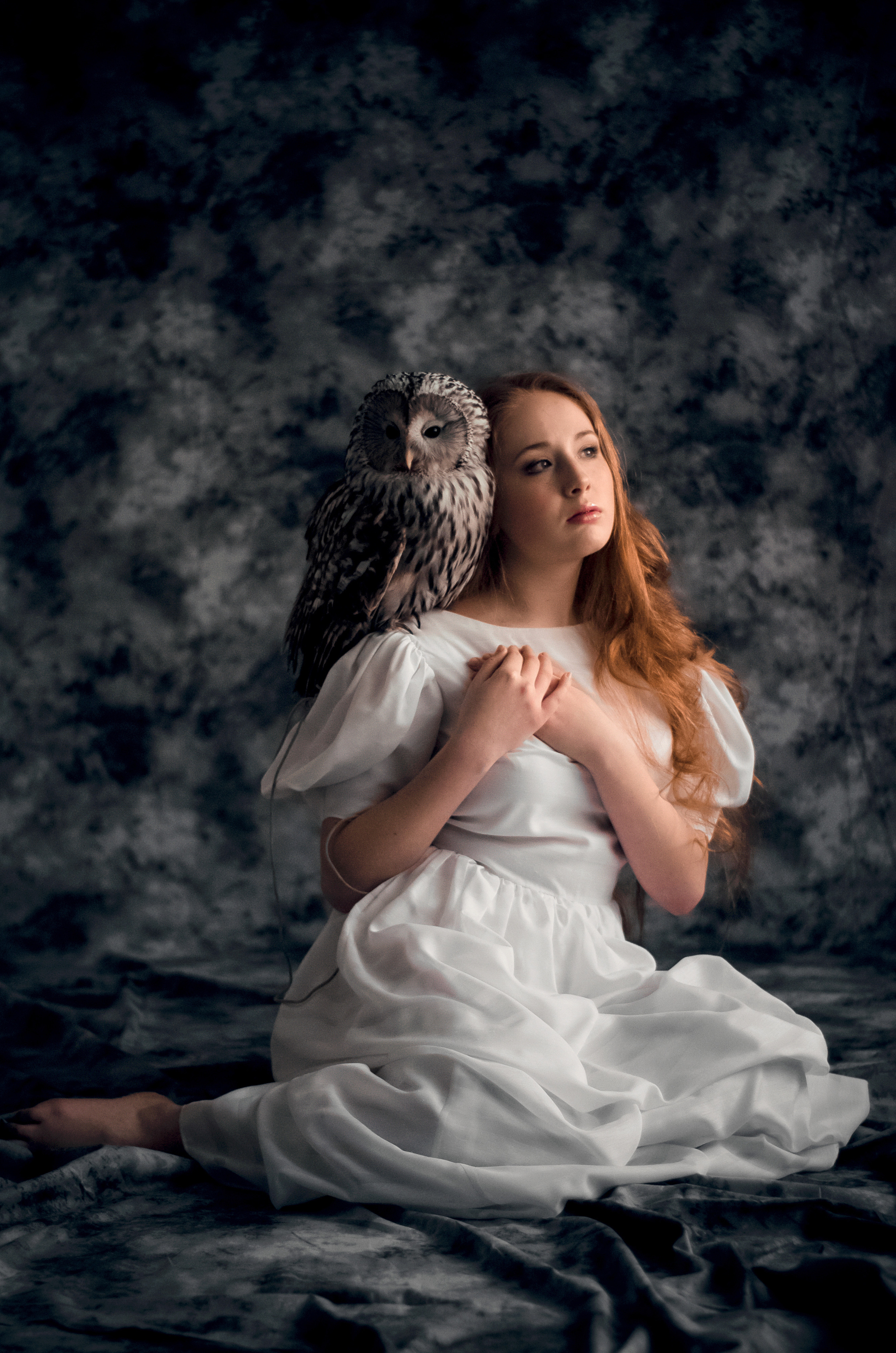 Фотосессия с совой. Наталья Градова. Семейный и детский фотограф в Нижнем Новгороде